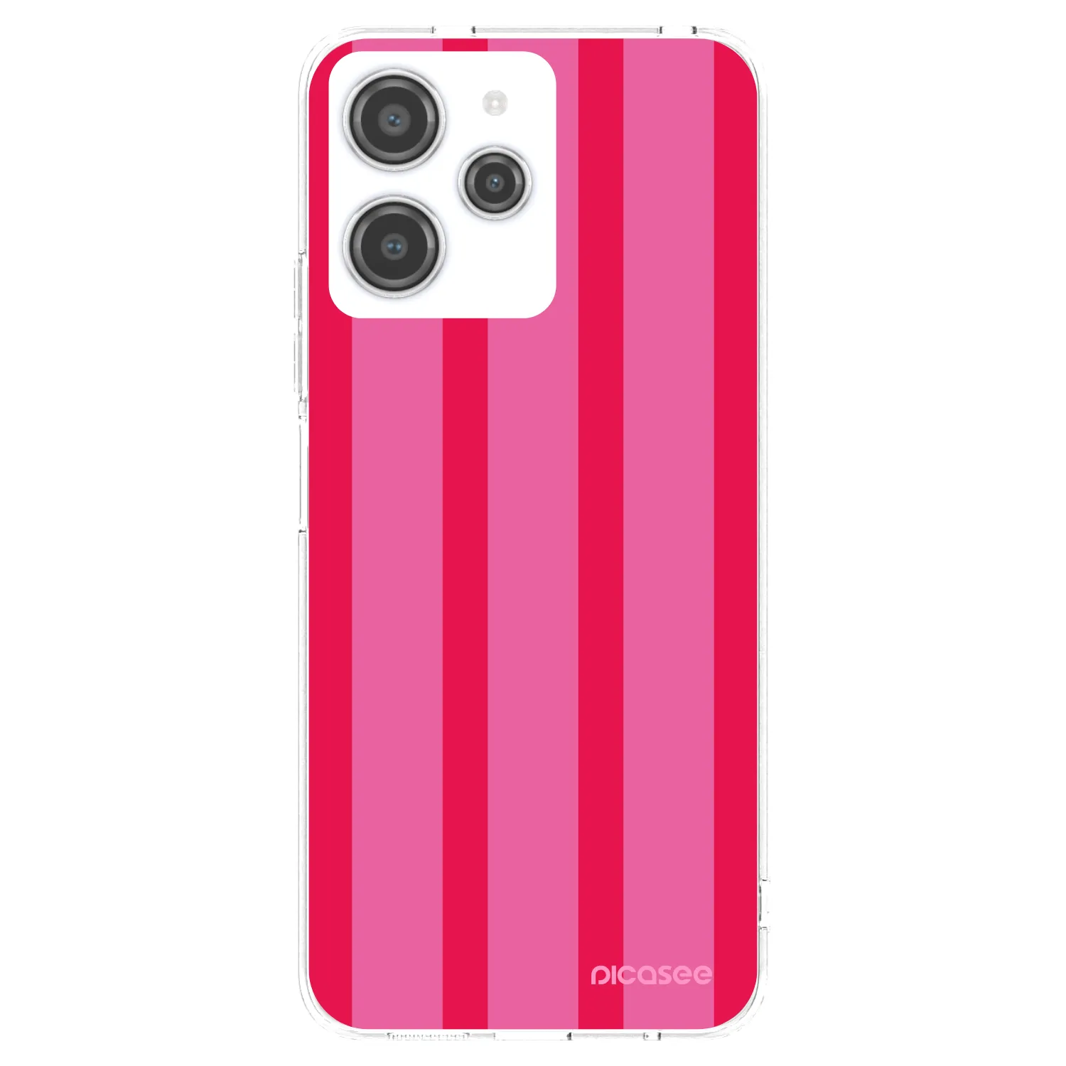Picasee silikonowe przeźroczyste etui na Xiaomi Redmi 12 4G - Hot tropic