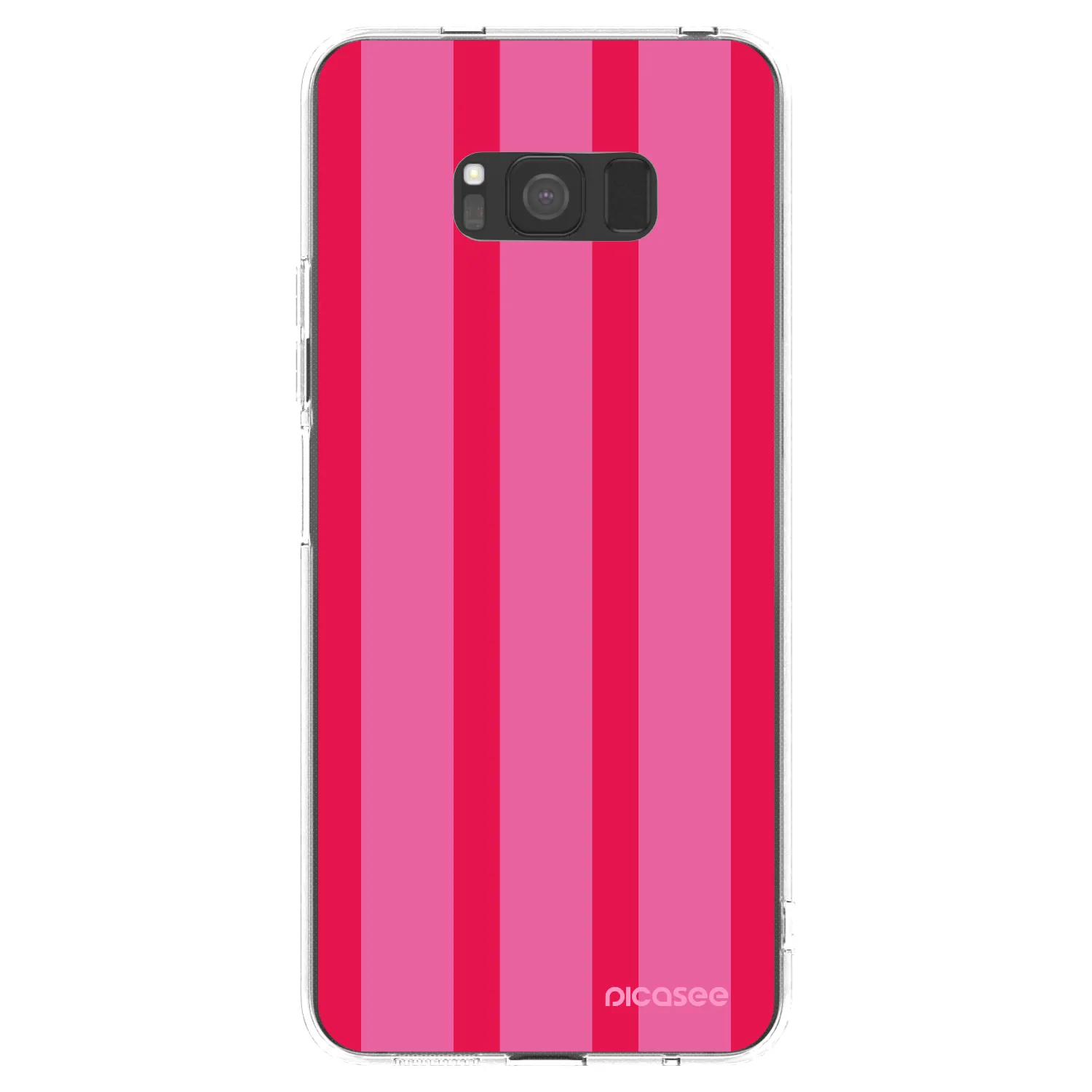 Picasee silikonowe przeźroczyste etui na Samsung Galaxy S8 G950F - Hot tropic