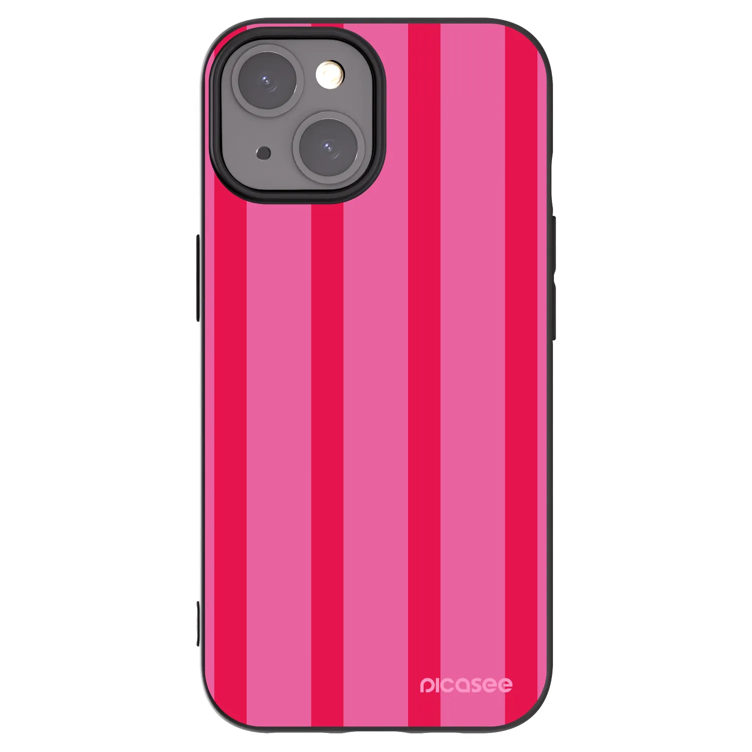 Picasee silikonowe czarne etui na Apple iPhone 15 - Hot tropic