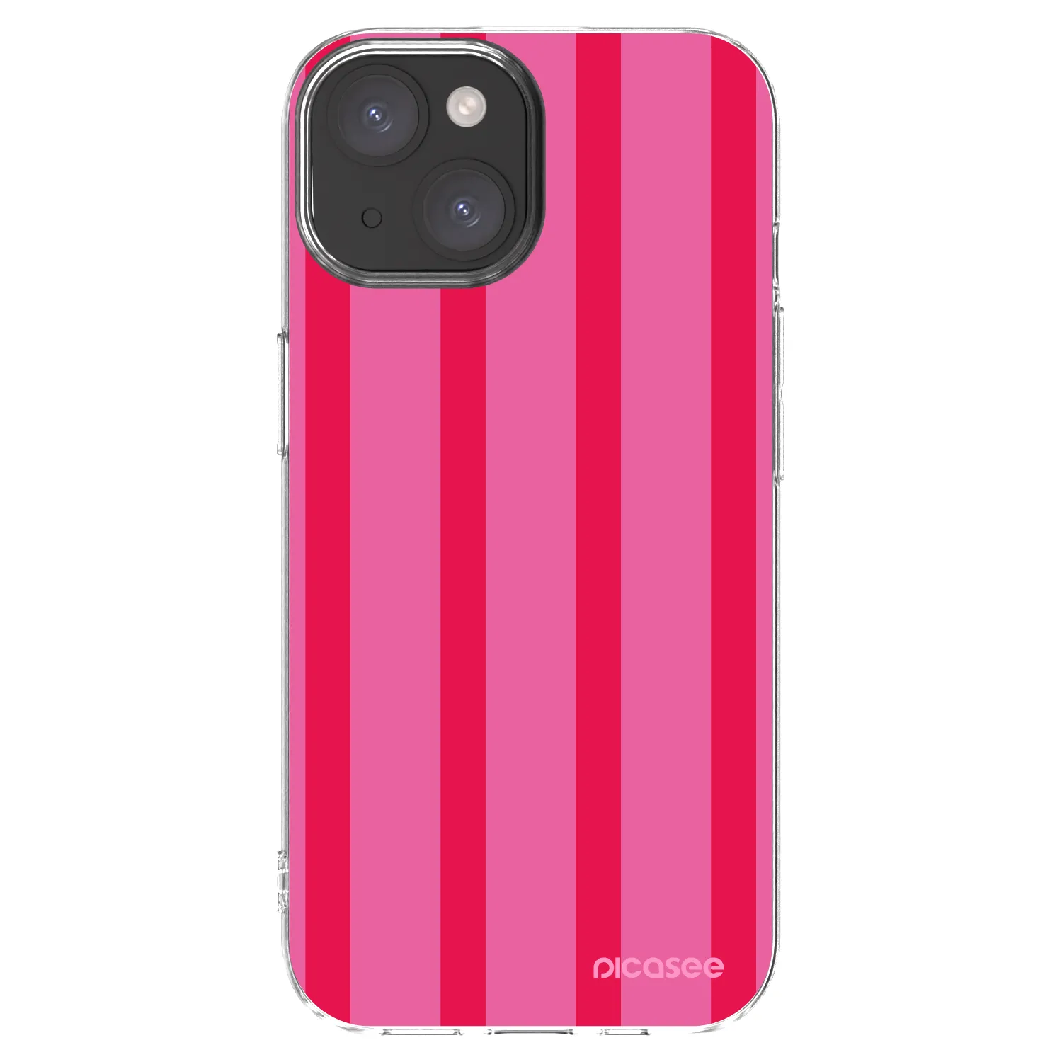 Picasee silikonowe przeźroczyste etui na Apple iPhone 15 - Hot tropic