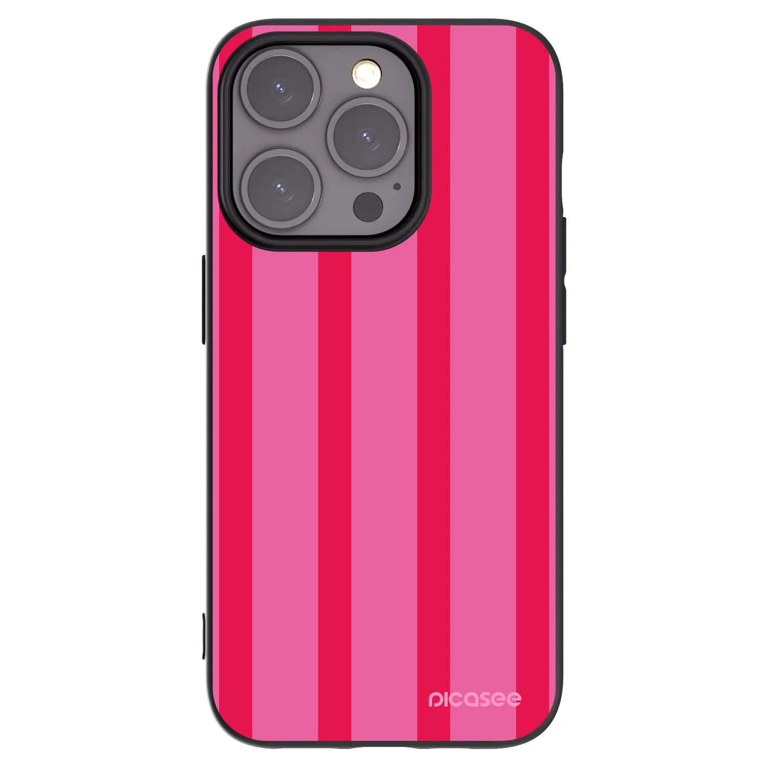 Picasee silikonowe czarne etui na Apple iPhone 15 Pro - Hot tropic