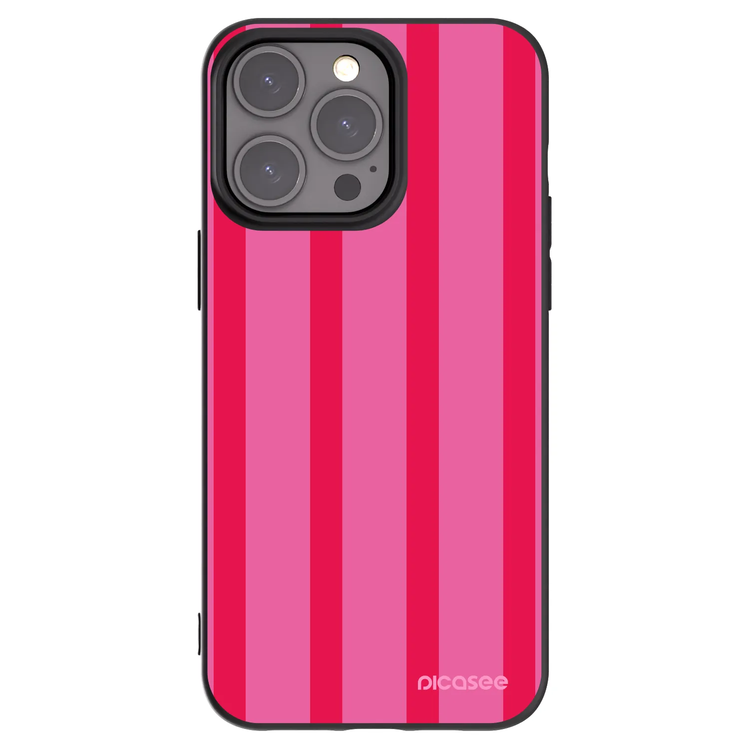 Picasee silikonowe czarne etui na Apple iPhone 15 Pro Max - Hot tropic