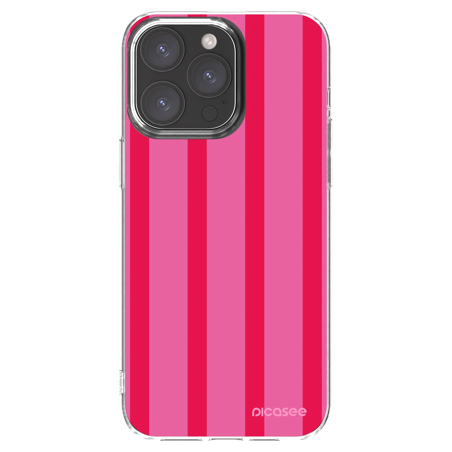 Picasee silikonowe przeźroczyste etui na Apple iPhone 15 Pro Max - Hot tropic