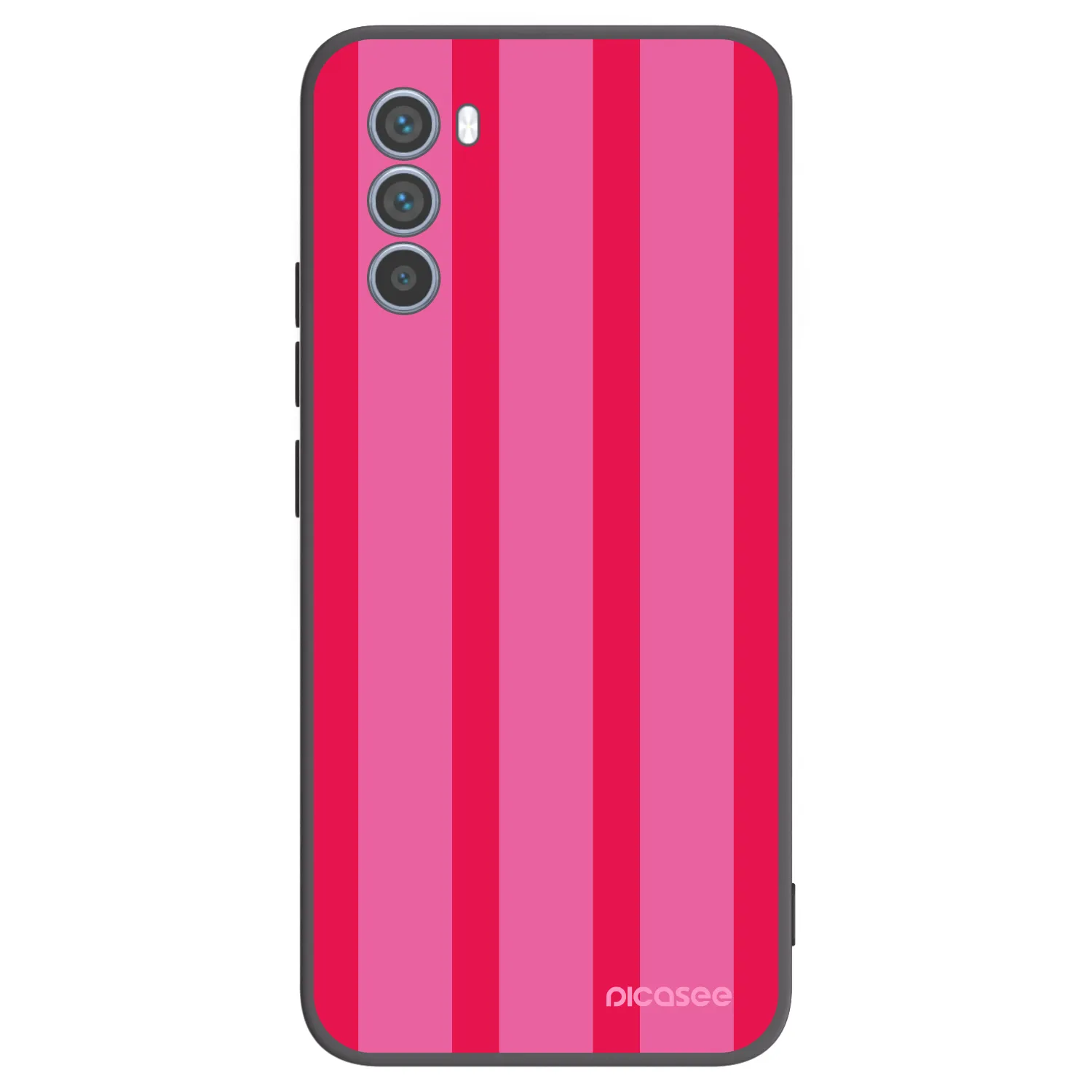 Picasee silikonowe czarne etui na Motorola Moto G62 - Hot tropic