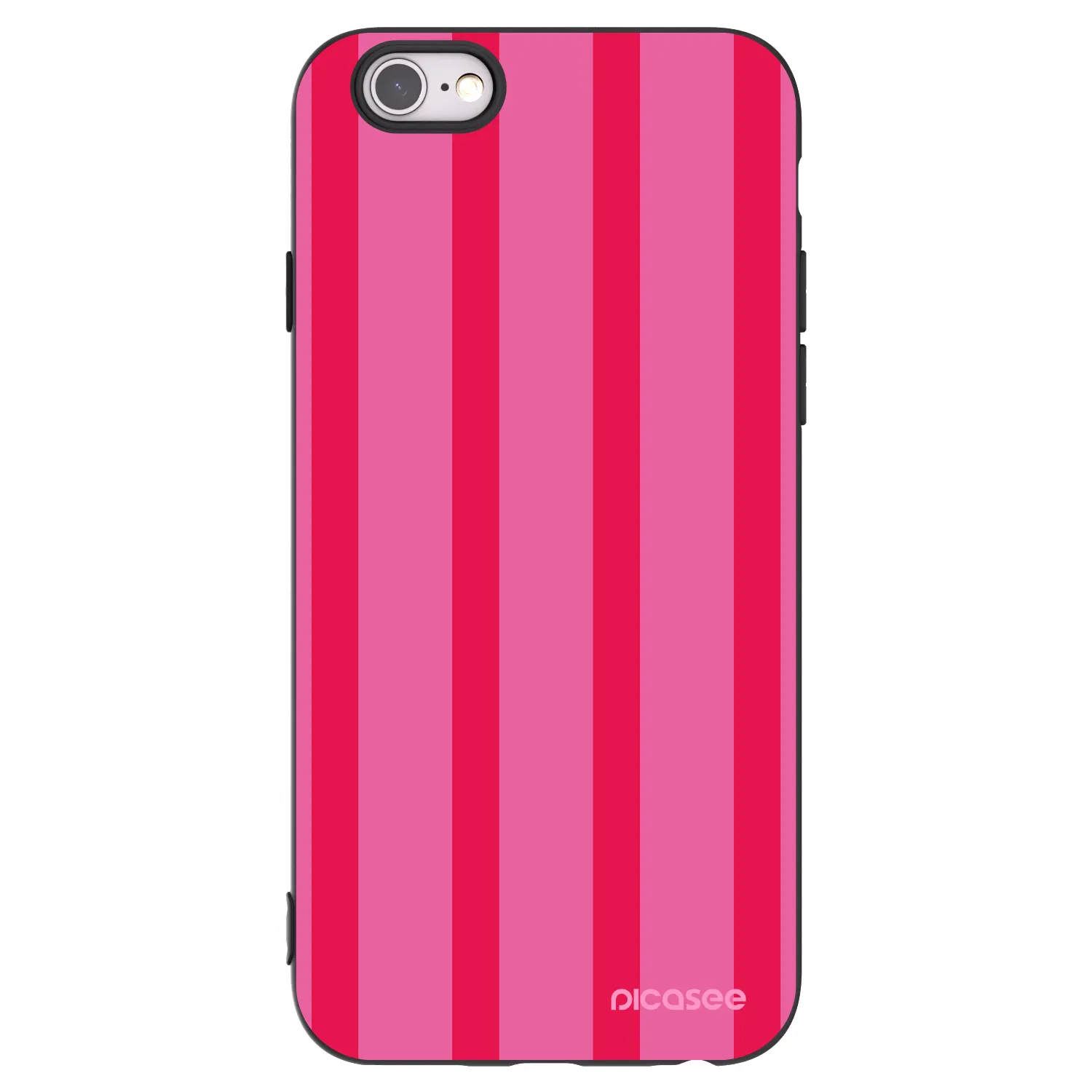 Picasee silikonowe czarne etui na Apple iPhone 6/6S - Hot tropic
