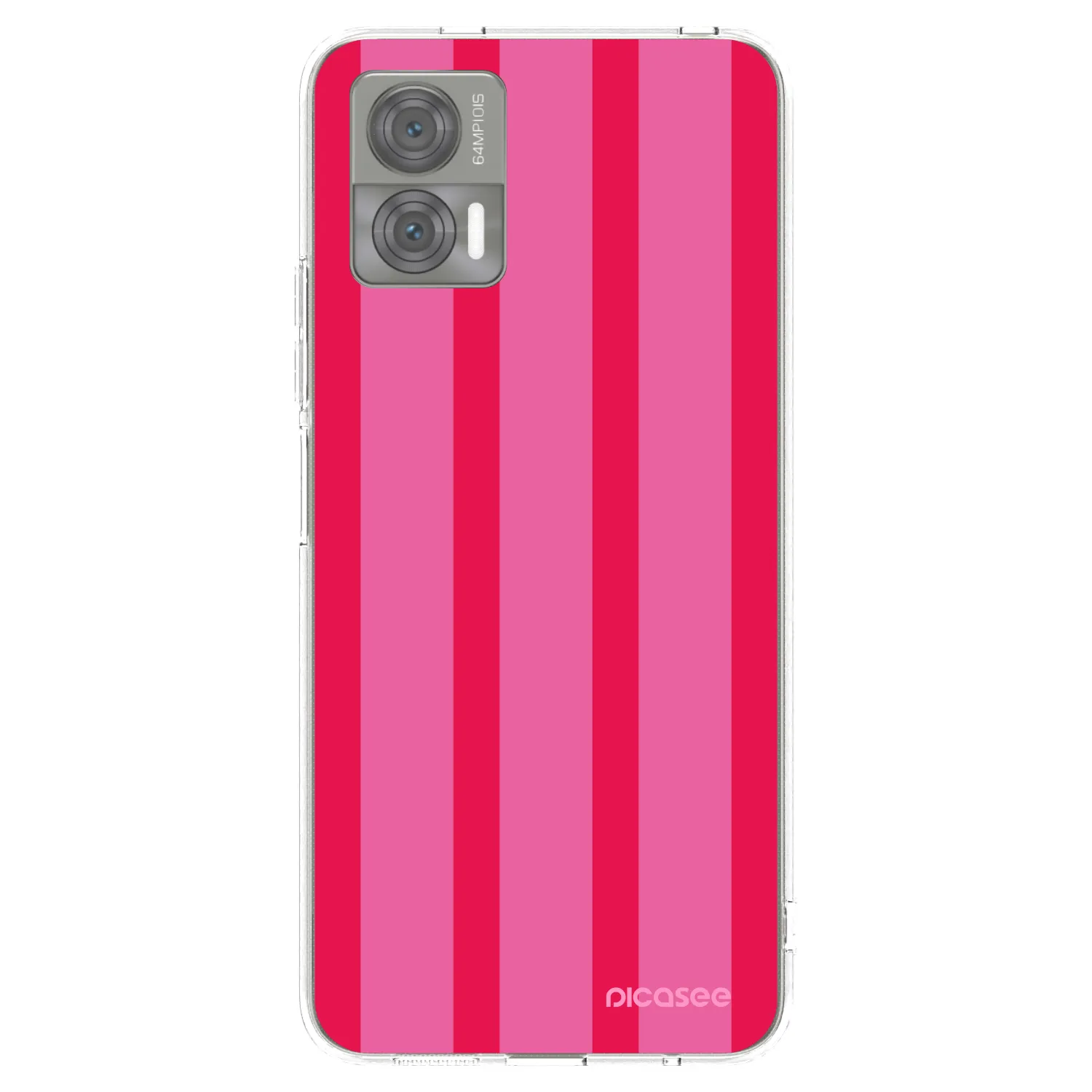 Picasee silikonowe przeźroczyste etui na Motorola Edge 30 Neo - Hot tropic