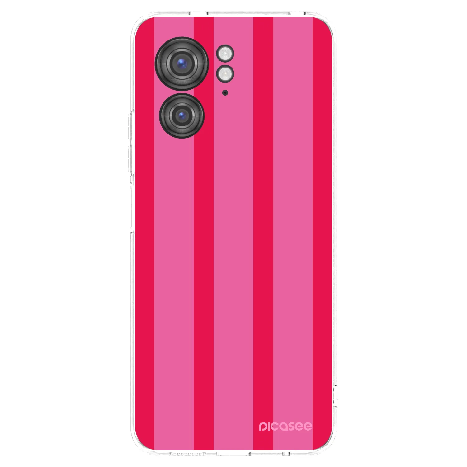Picasee silikonowe przeźroczyste etui na Motorola Edge 40 - Hot tropic