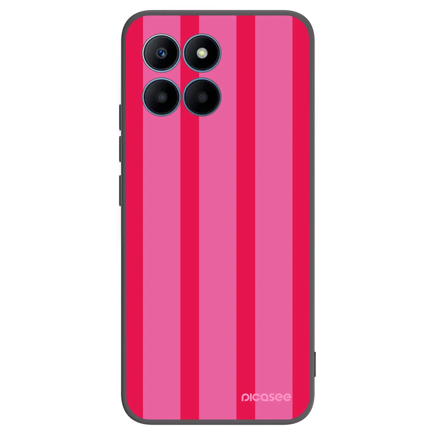 Picasee silikonowe czarne etui na Honor 70 Lite - Hot tropic