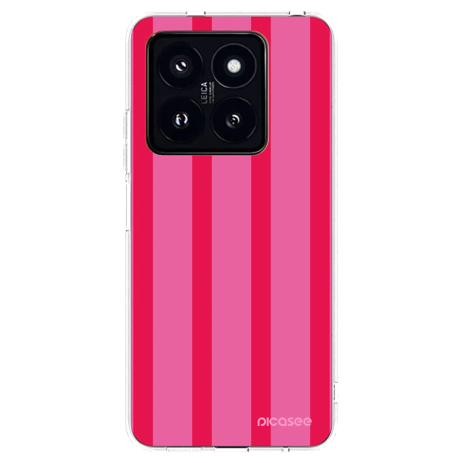 Picasee silikonowe przeźroczyste etui na Xiaomi 14 Pro - Hot tropic