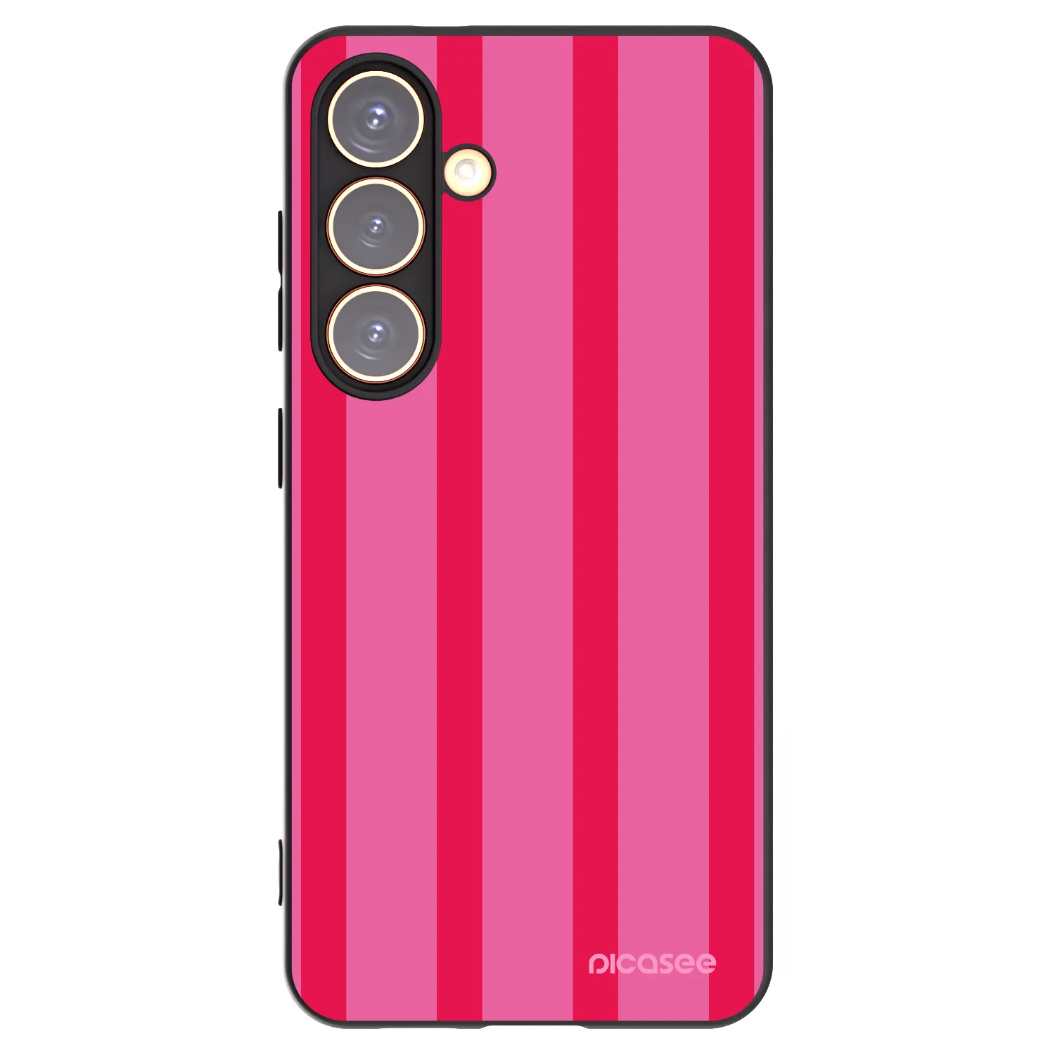 Picasee silikonowe czarne etui na Samsung Galaxy S24 S921B 5G - Hot tropic