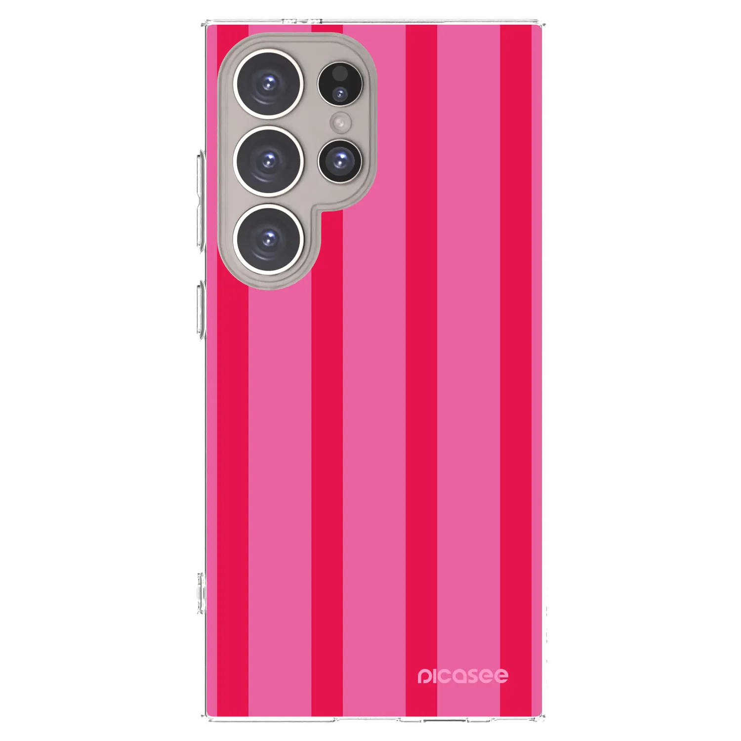 Picasee silikonowe przeźroczyste etui na Samsung Galaxy S24 Ultra S928B 5G - Hot tropic