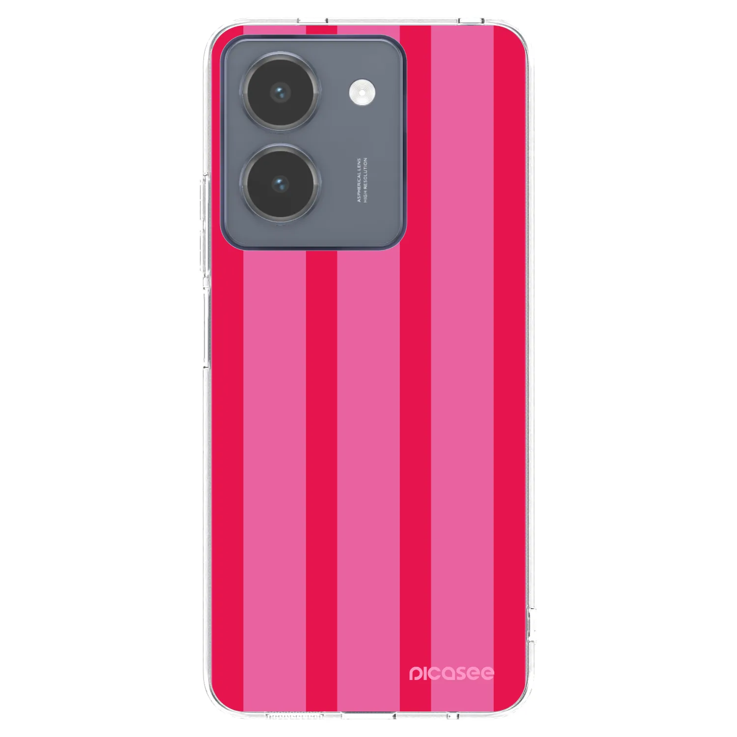 Picasee silikonowe przeźroczyste etui na Vivo Y36 4G - Hot tropic