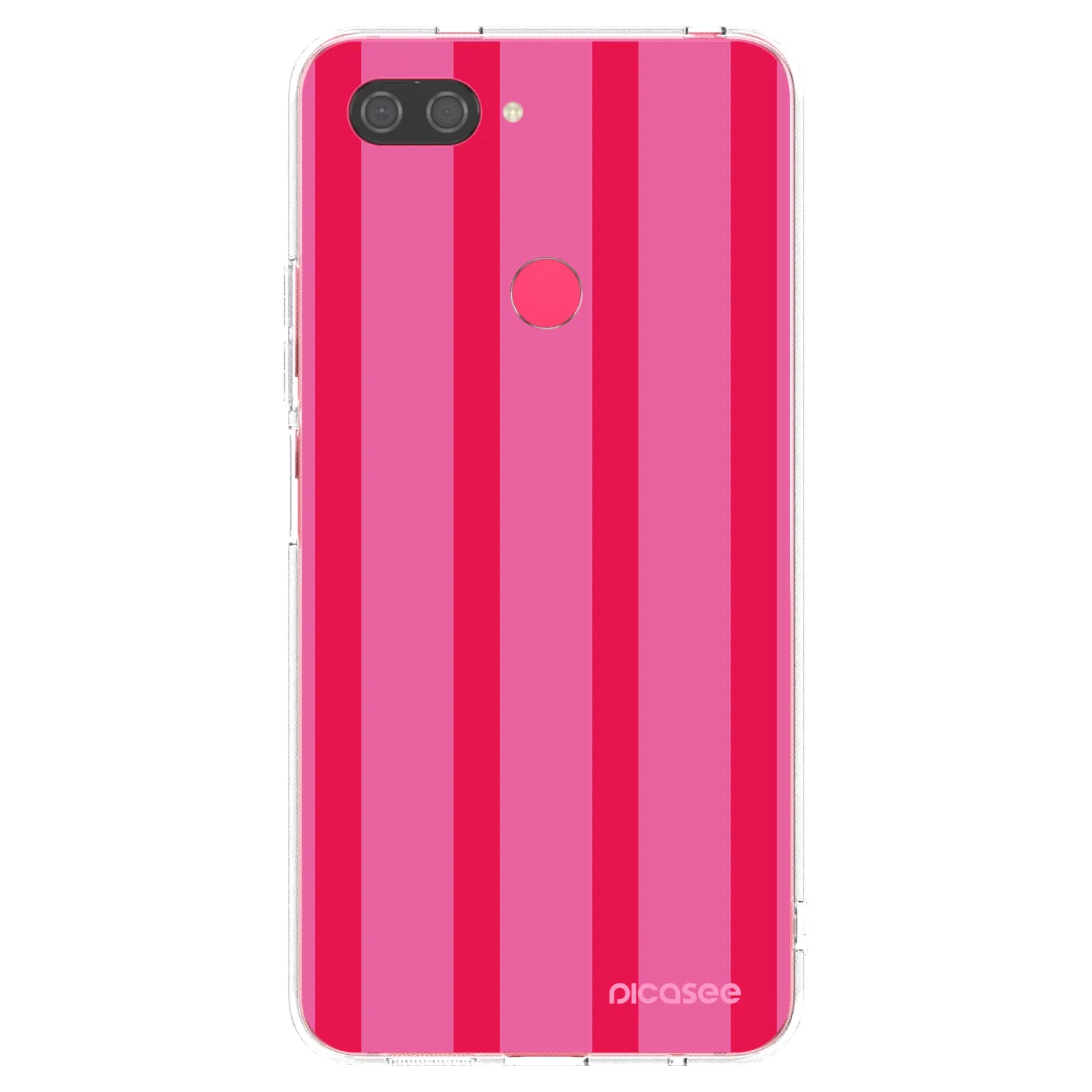 Picasee silikonowe przeźroczyste etui na Xiaomi Mi 8 Lite - Hot tropic