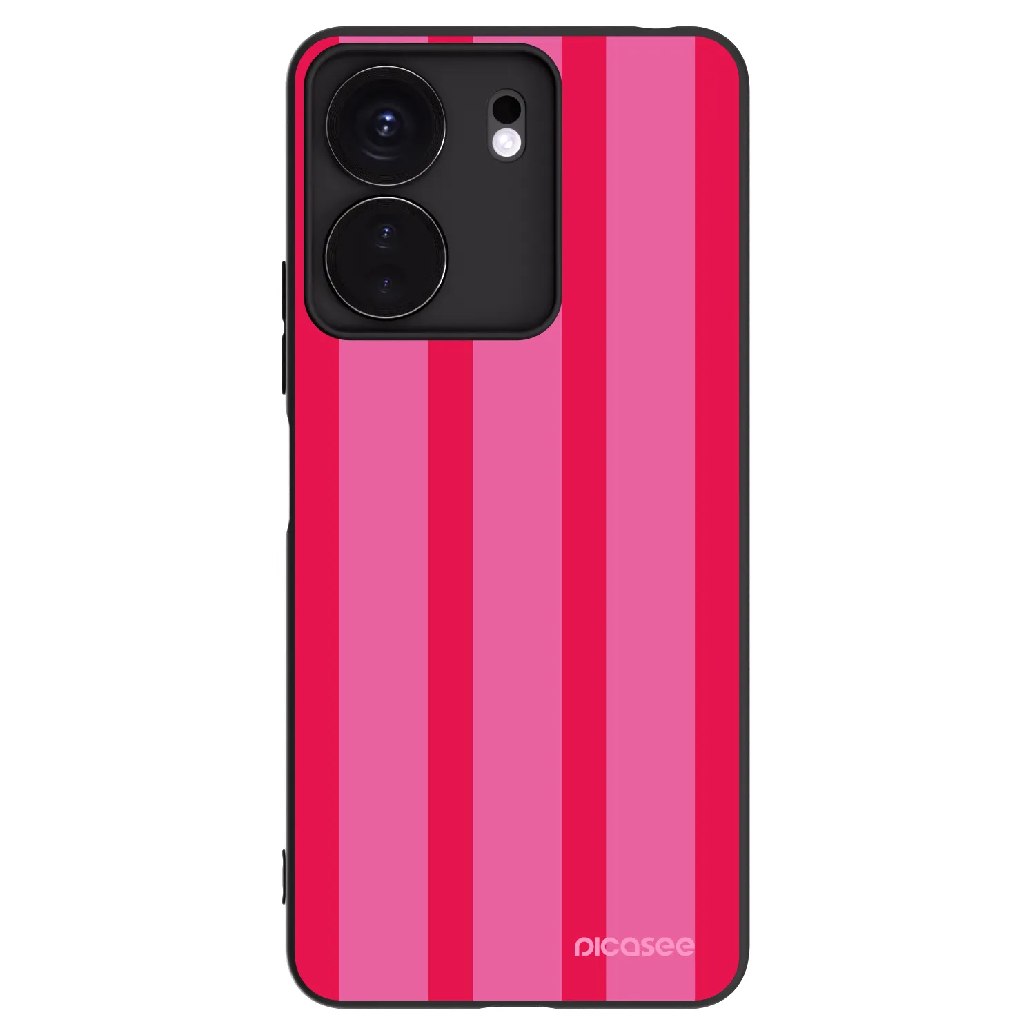 Picasee silikonowe czarne etui na Xiaomi Redmi 13C 4G - Hot tropic