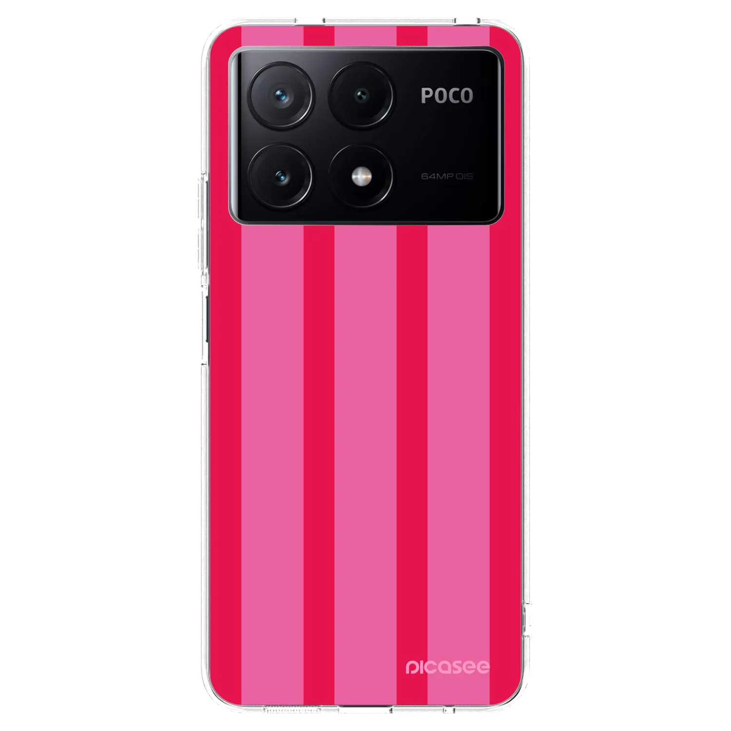 Picasee silikonowe przeźroczyste etui na Xiaomi Poco X6 Pro - Hot tropic