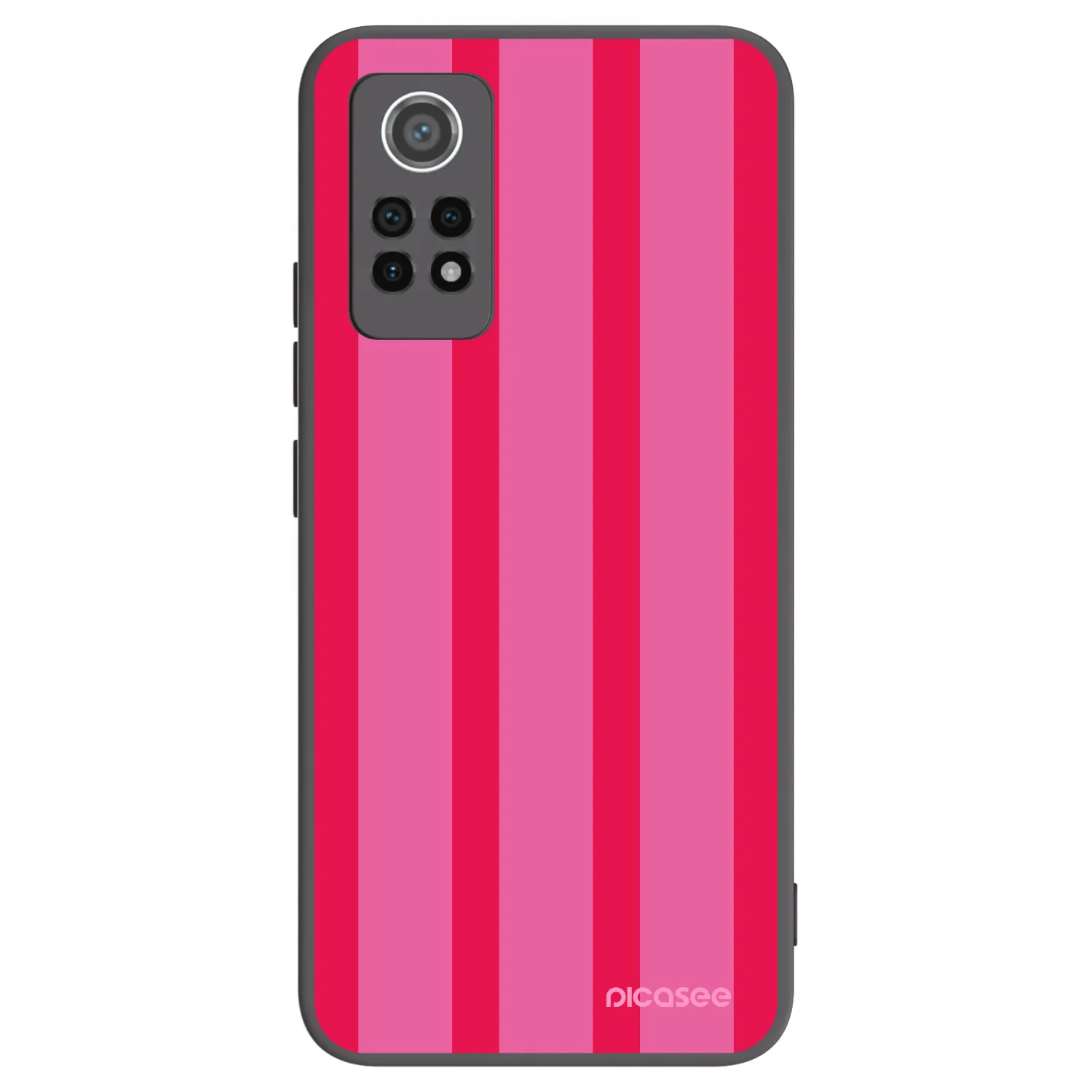 Picasee silikonowe czarne etui na Xiaomi Redmi Note 12 Pro 4G - Hot tropic