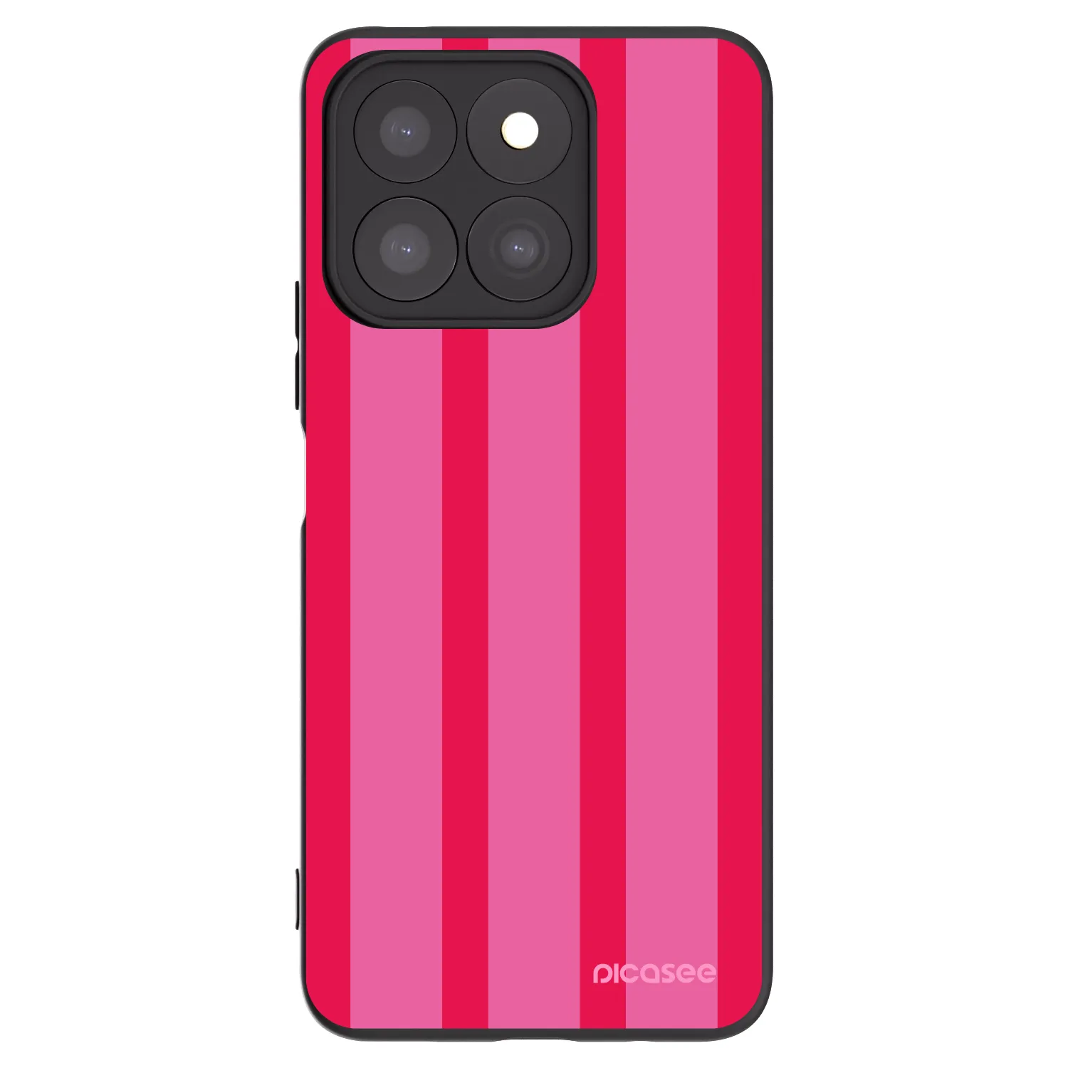 Picasee silikonowe czarne etui na Honor X8b - Hot tropic