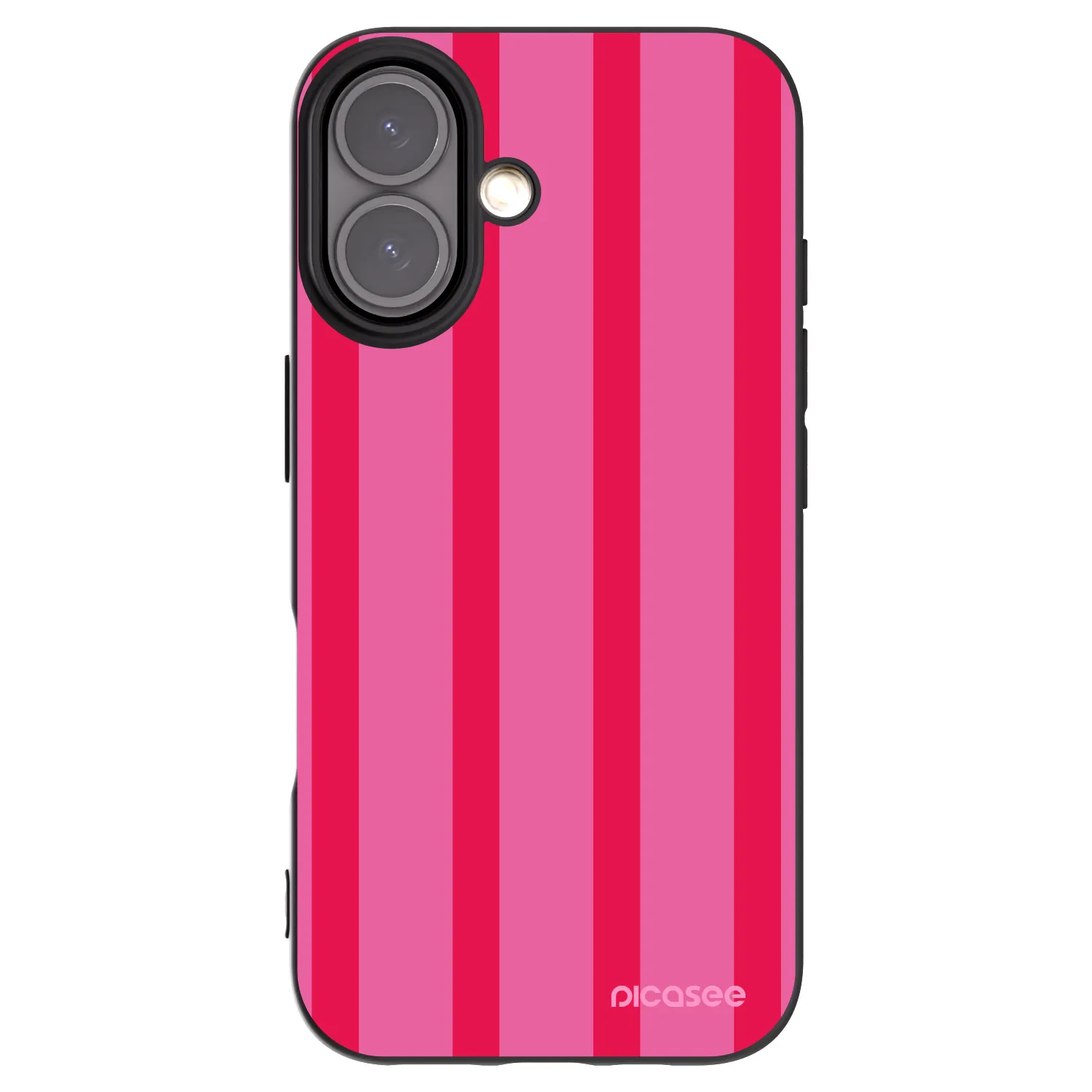 Picasee silikonowe czarne etui na Apple iPhone 16 - Hot tropic