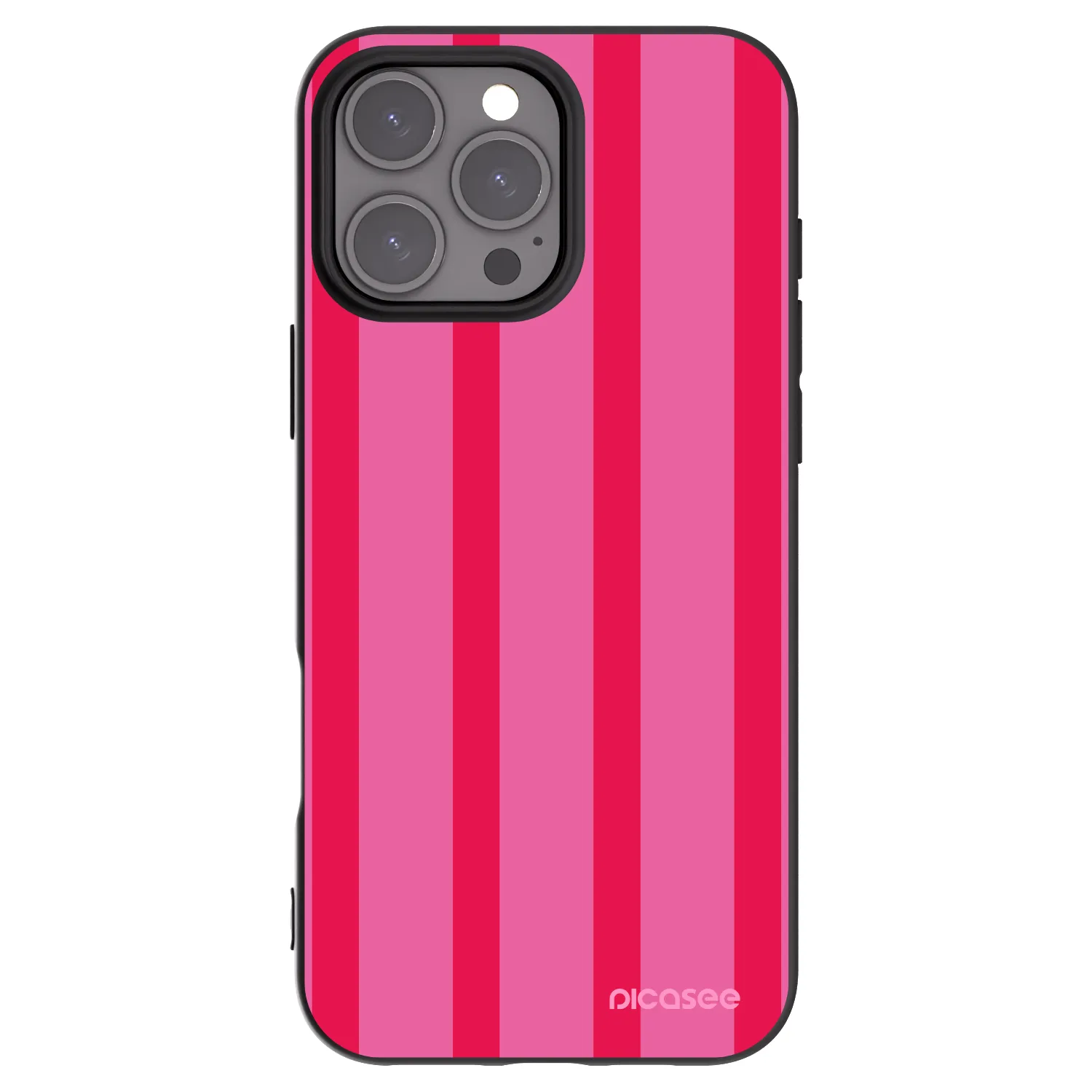 Picasee silikonowe czarne etui na Apple iPhone 16 Pro Max - Hot tropic