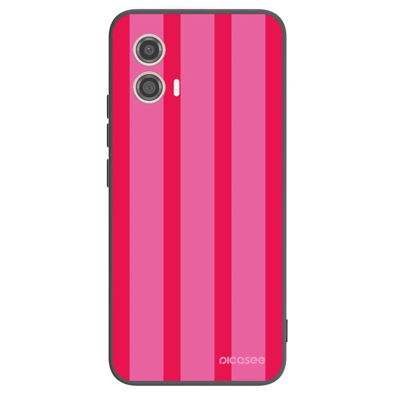 Picasee silikonowe czarne etui na Motorola Moto G53 5G - Hot tropic