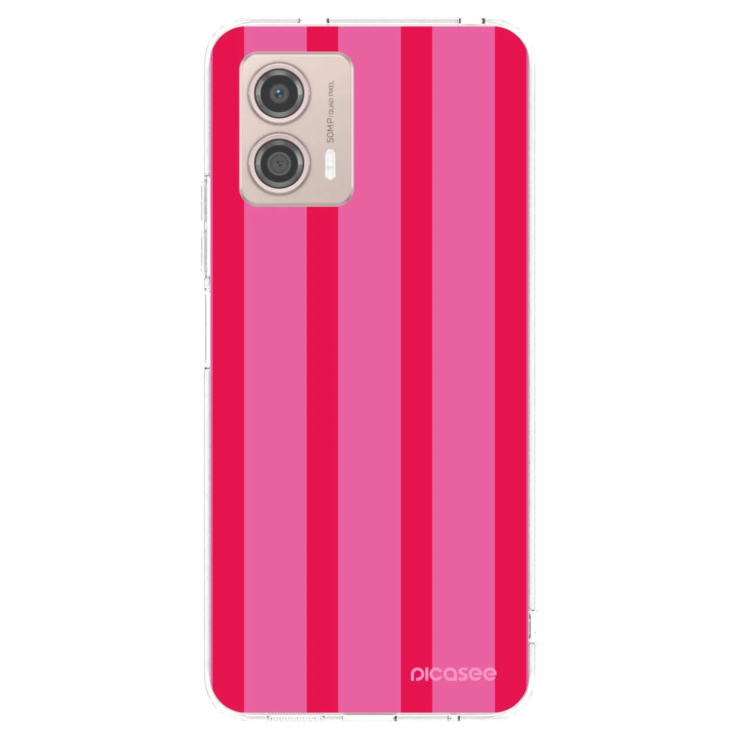 Picasee silikonowe przeźroczyste etui na Motorola Moto G53 5G - Hot tropic