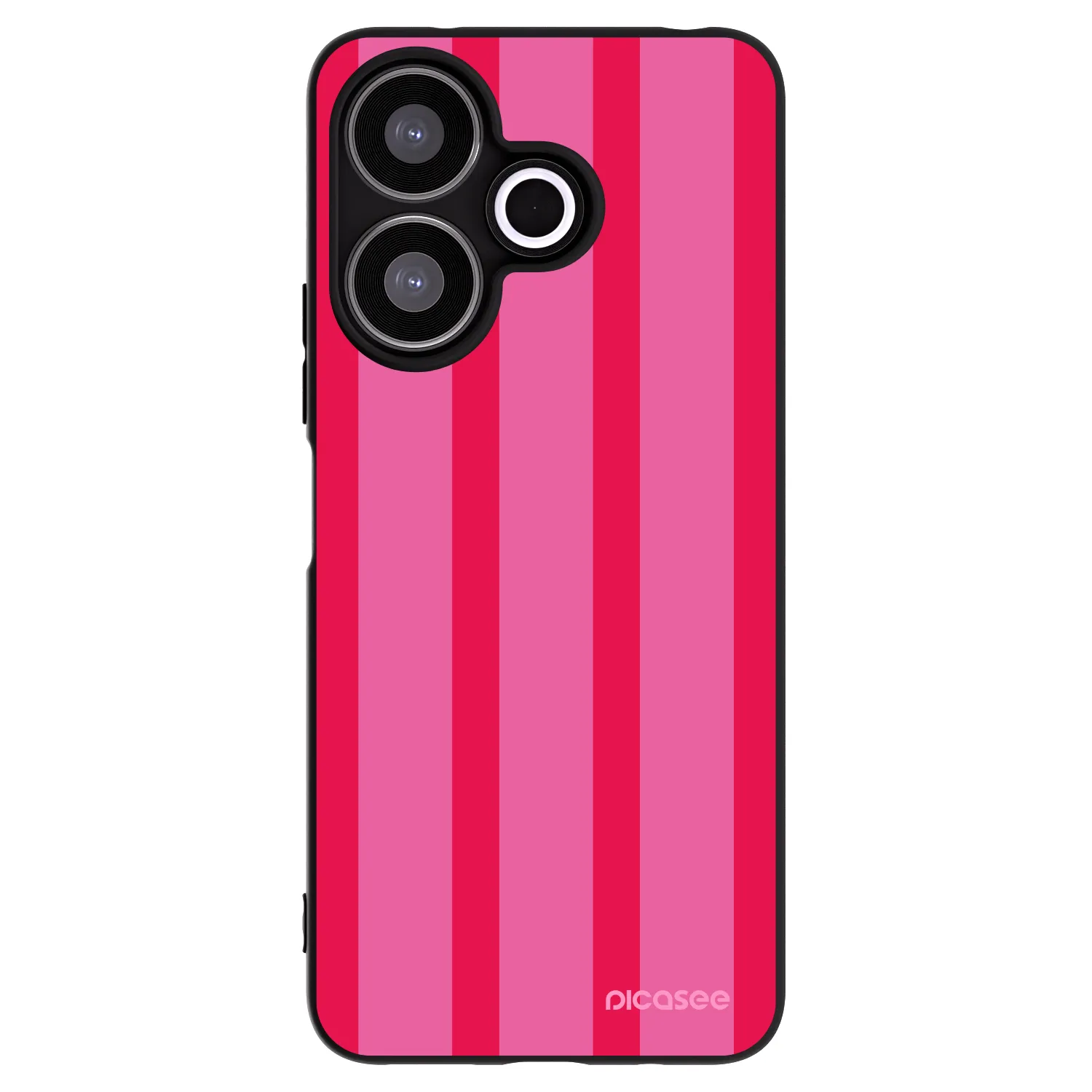 Picasee silikonowe czarne etui na Xiaomi Redmi 13 4G - Hot tropic