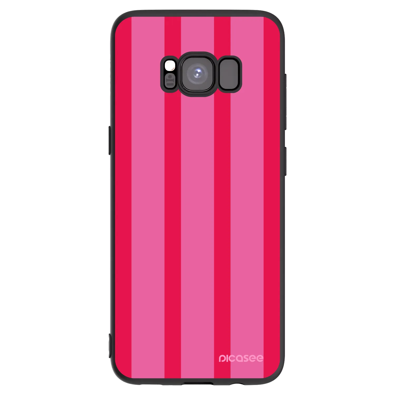 Picasee silikonowe czarne etui na Samsung Galaxy S8 G950F - Hot tropic