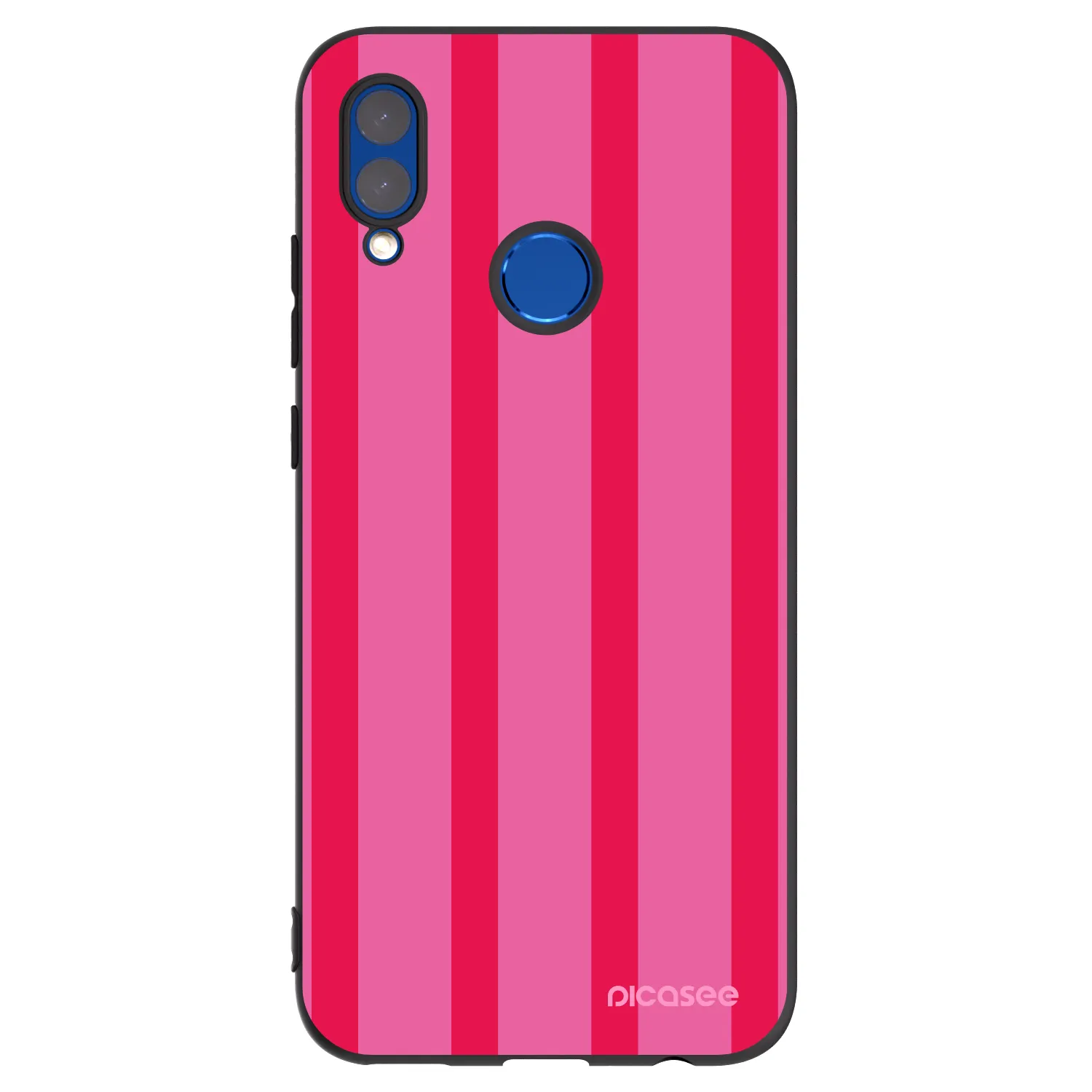 Picasee silikonowe czarne etui na Honor 10 Lite - Hot tropic