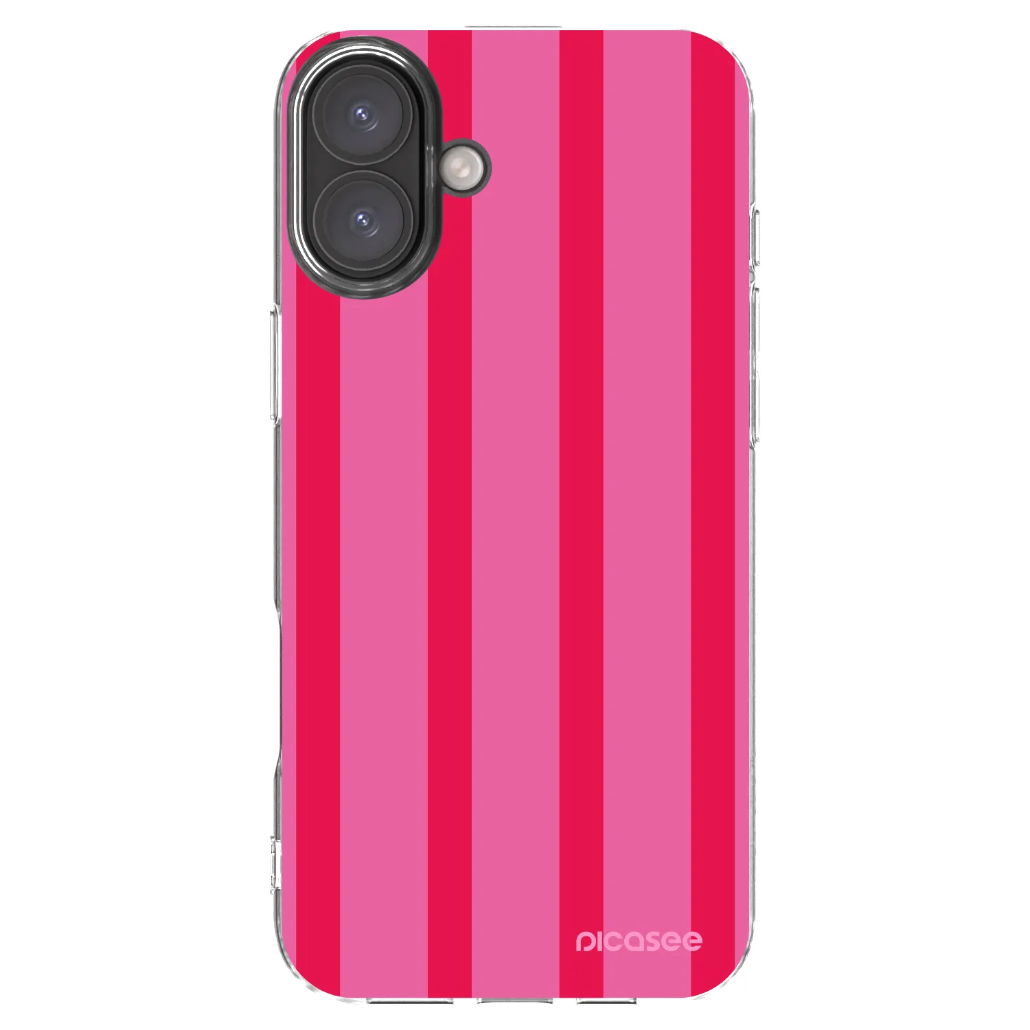 Picasee silikonowe przeźroczyste etui na Apple iPhone 16 Plus - Hot tropic