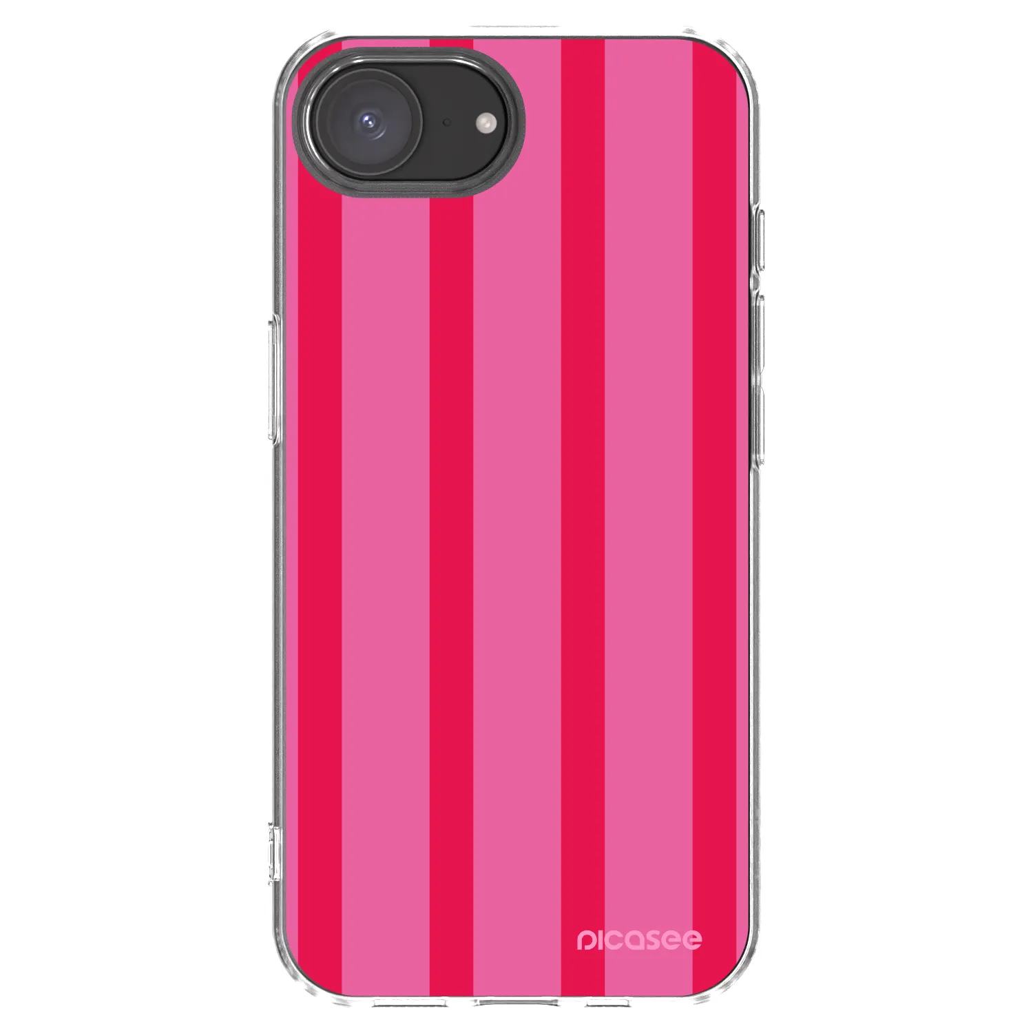 Picasee silikonowe przeźroczyste etui na Apple iPhone 16e - Hot tropic