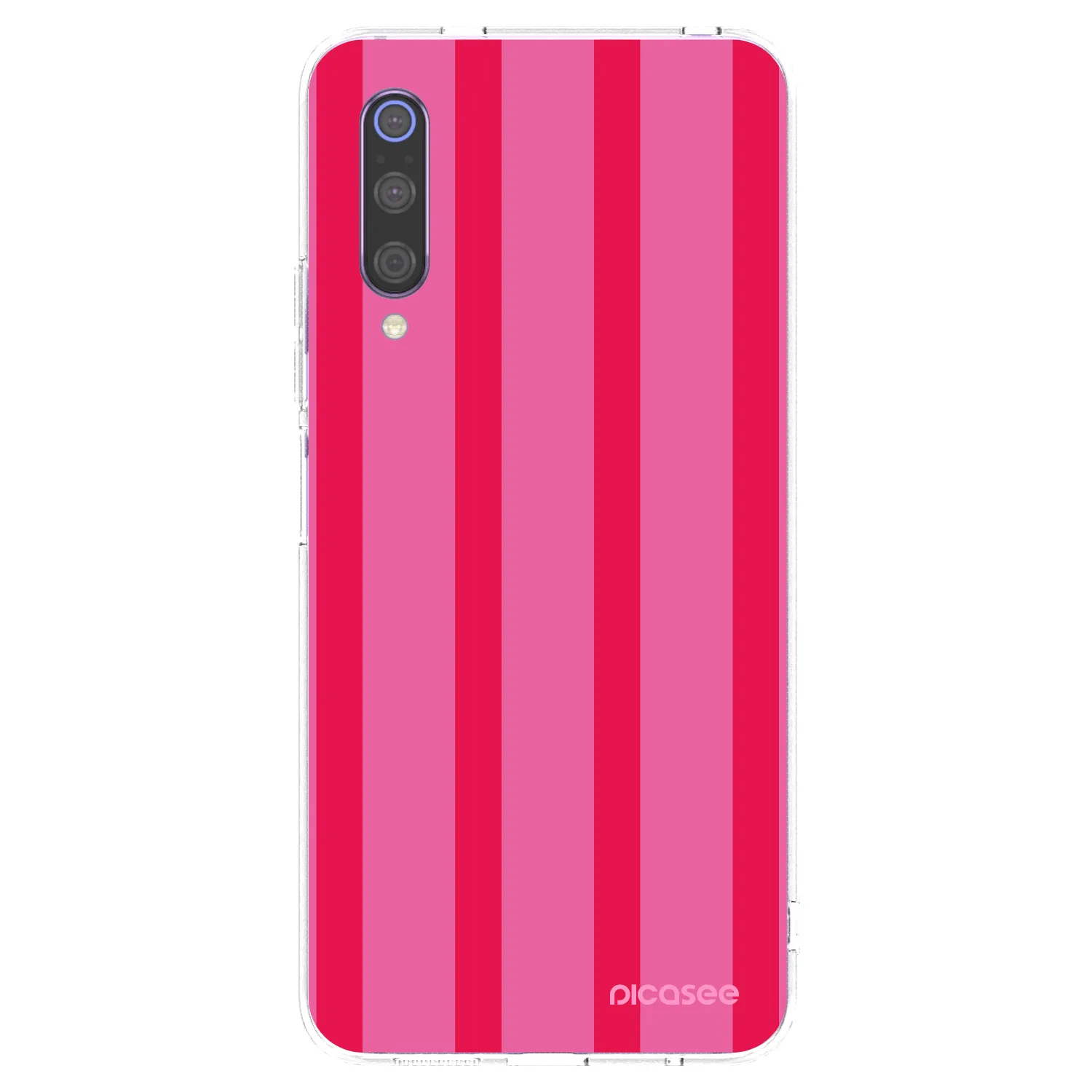 Picasee silikonowe przeźroczyste etui na Xiaomi Mi 9 - Hot tropic