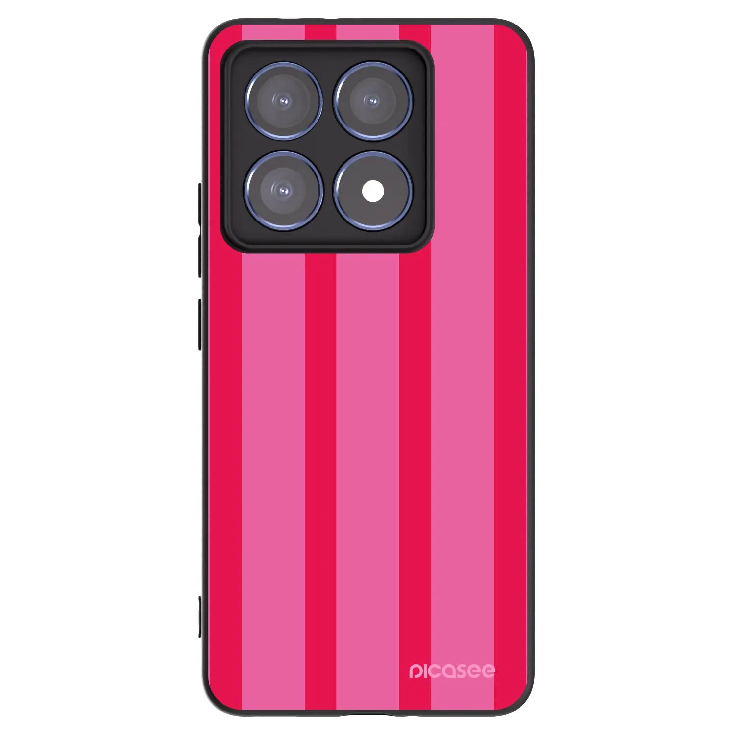 Picasee silikonowe czarne etui na Xiaomi 14T Pro - Hot tropic