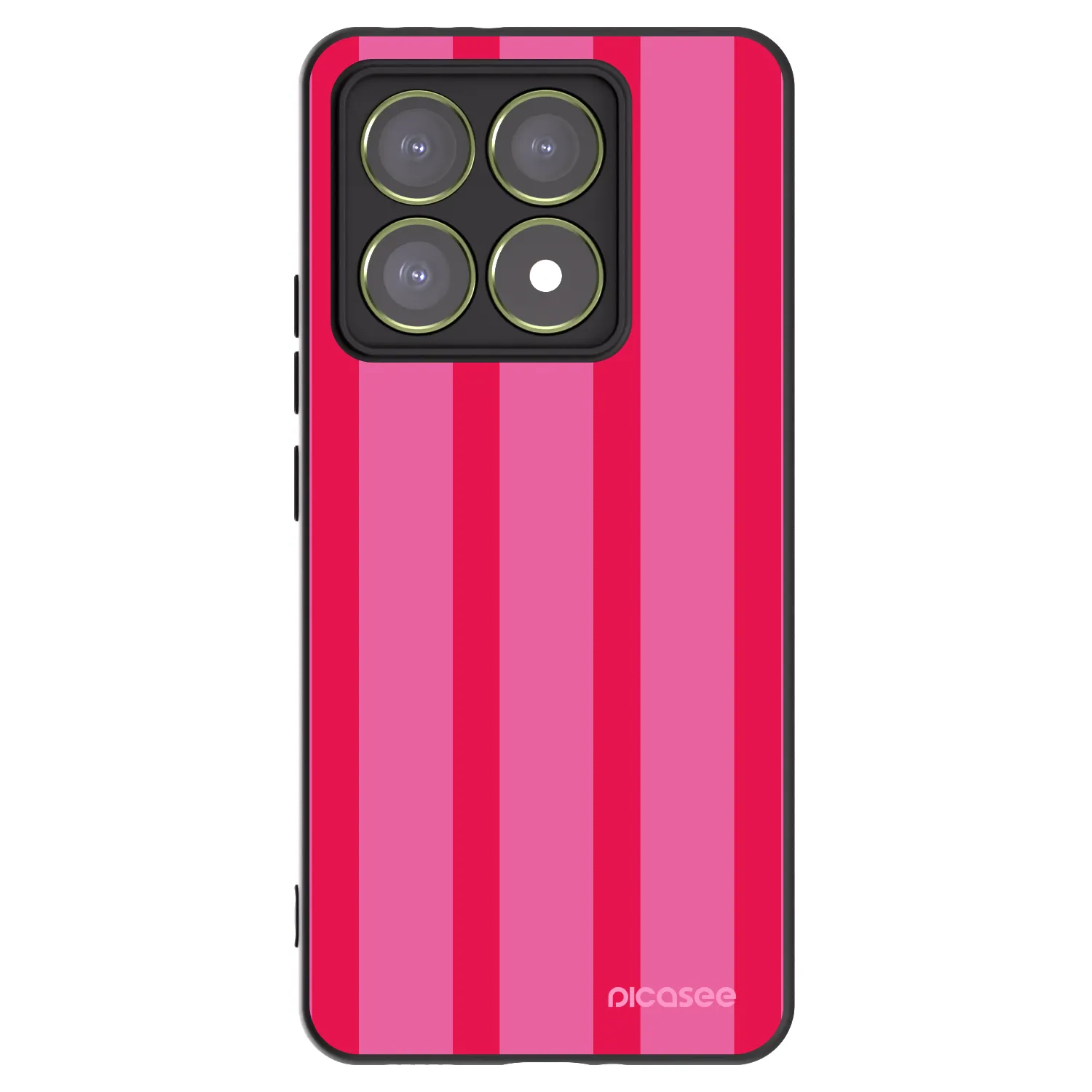 Picasee silikonowe czarne etui na Xiaomi 14T - Hot tropic