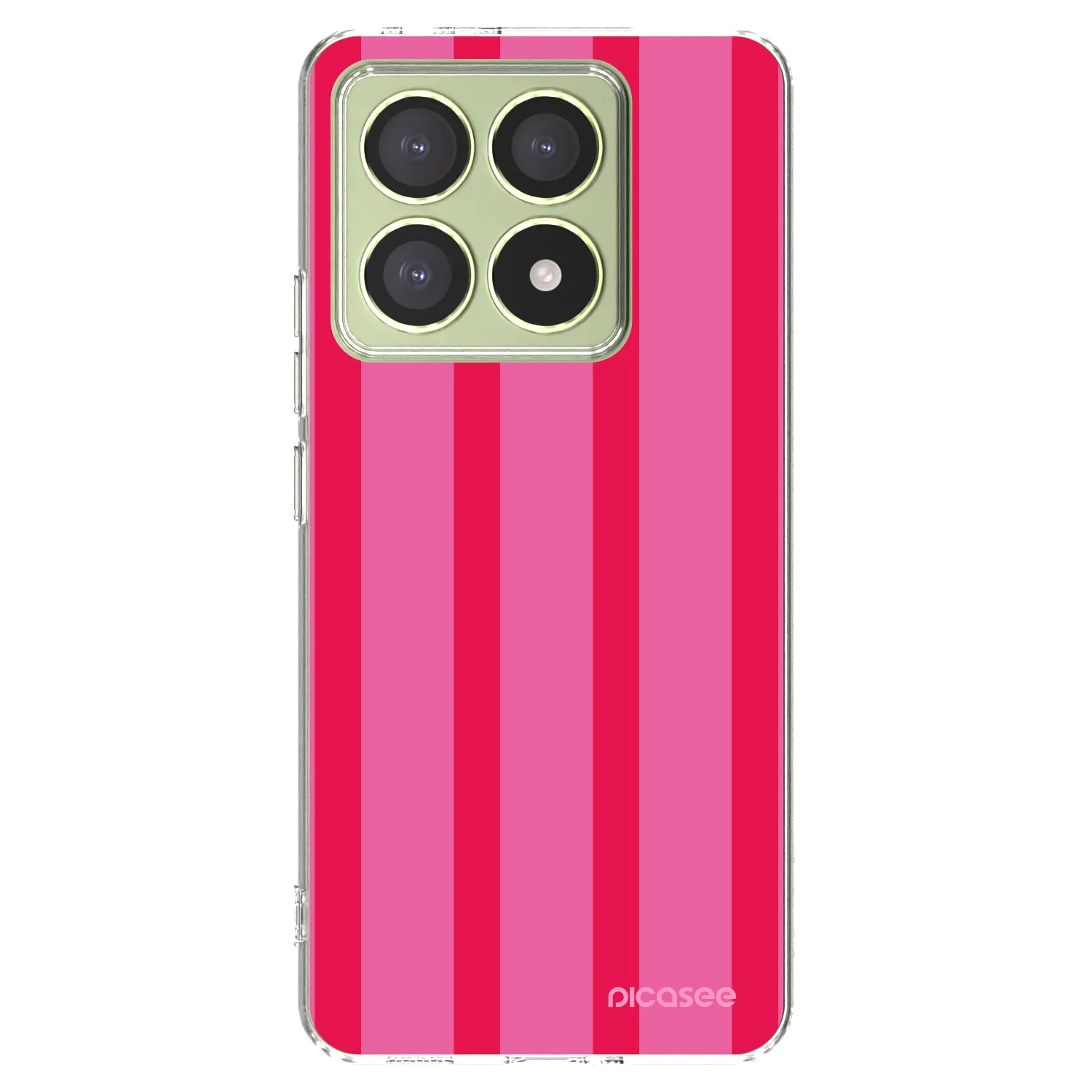 Picasee silikonowe przeźroczyste etui na Xiaomi 14T - Hot tropic
