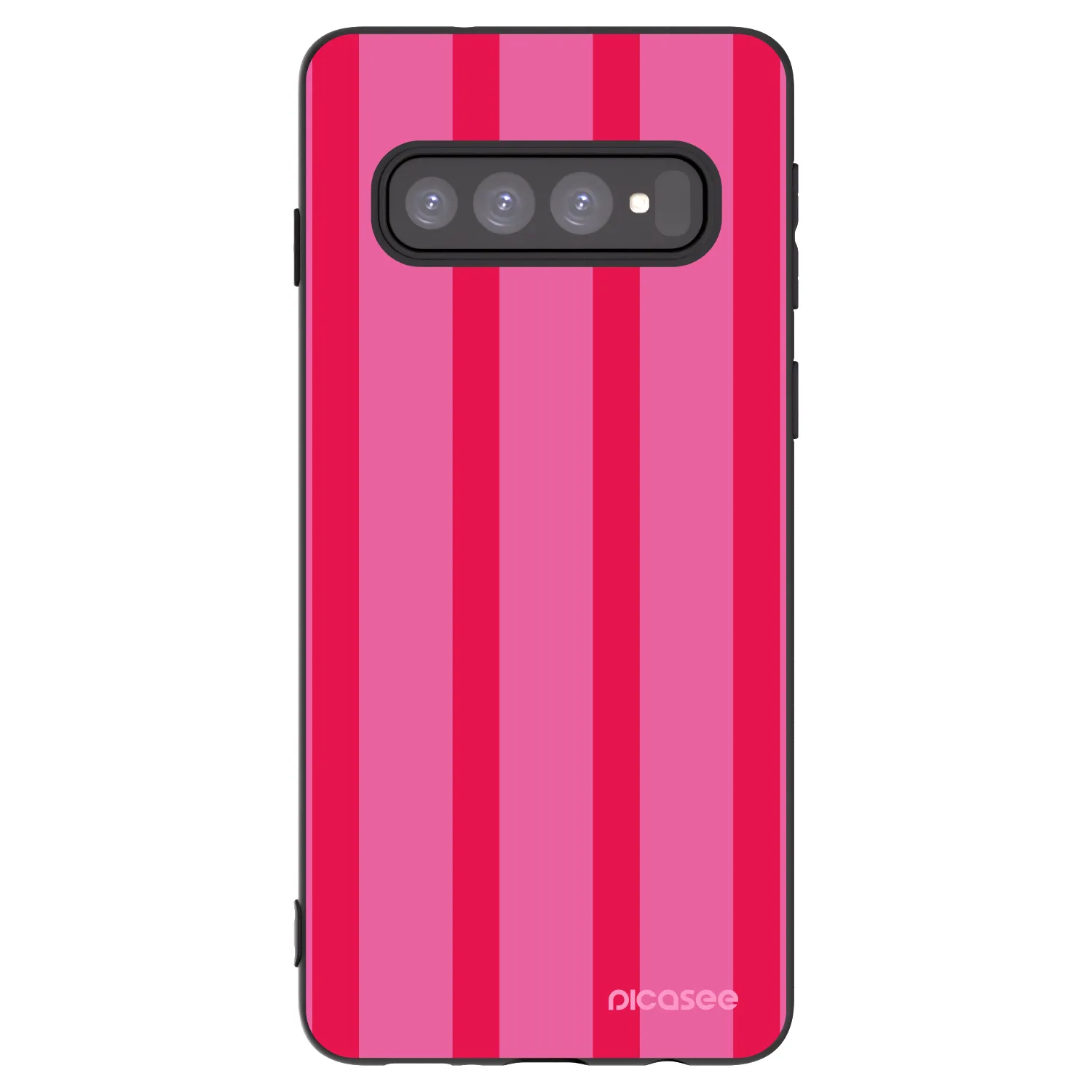 Picasee silikonowe czarne etui na Samsung Galaxy S10 G973 - Hot tropic