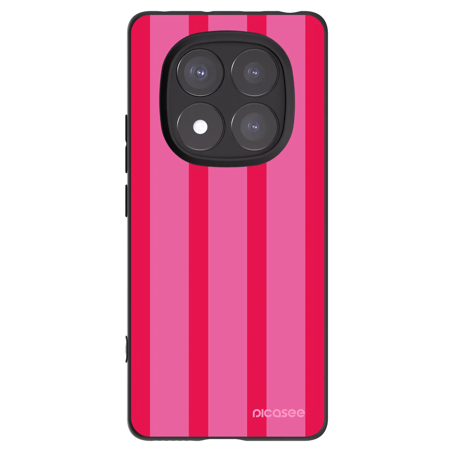 Picasee silikonowe czarne etui na Xiaomi Redmi Note 14 Pro+ 5G - Hot tropic
