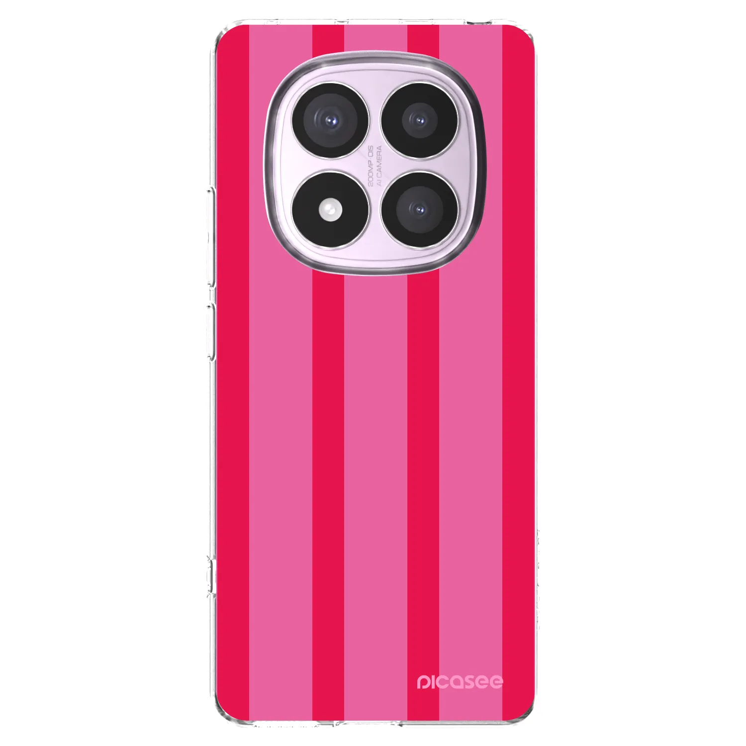 Picasee silikonowe przeźroczyste etui na Xiaomi Redmi Note 14 Pro 5G - Hot tropic
