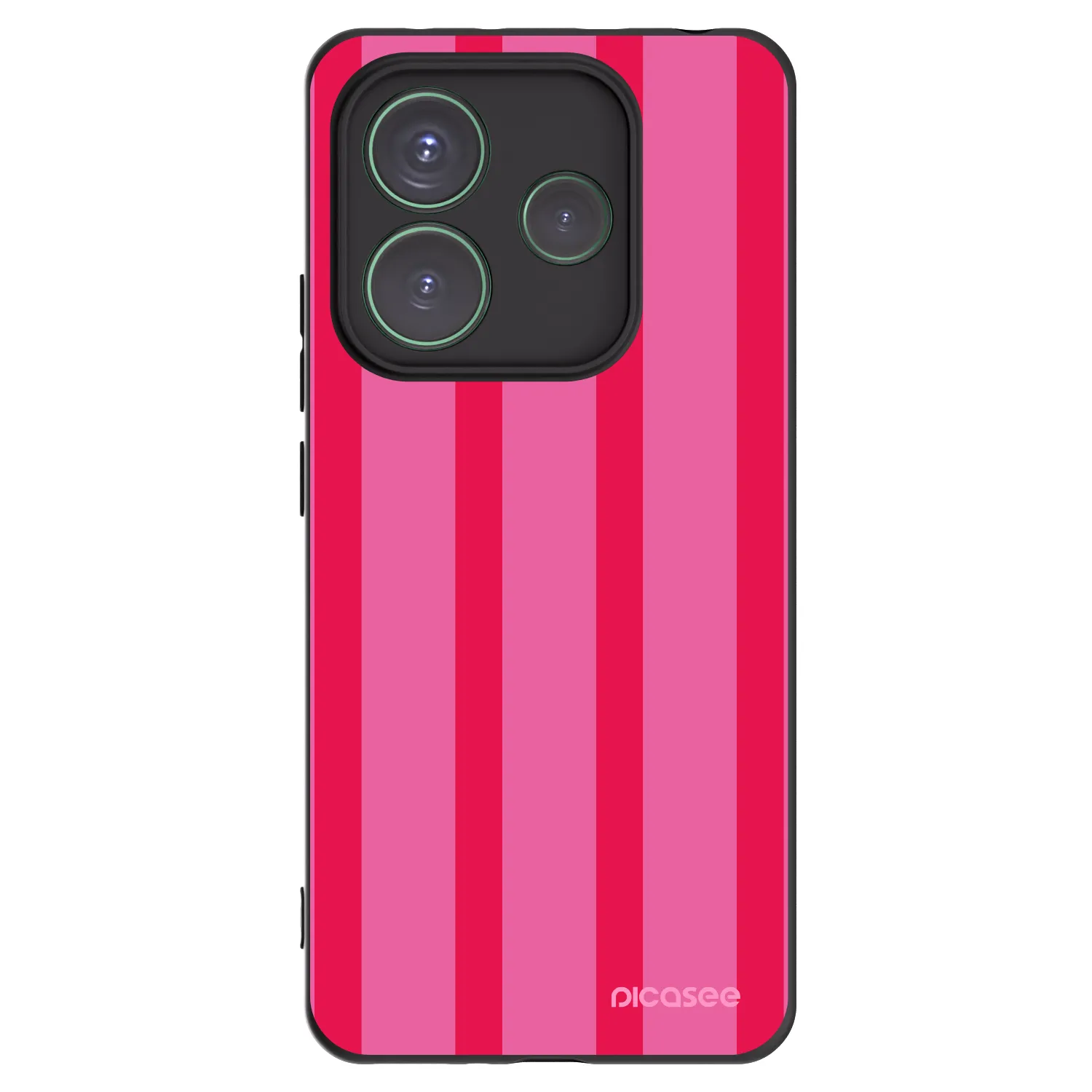 Picasee silikonowe czarne etui na Xiaomi Redmi Note 14 5G - Hot tropic