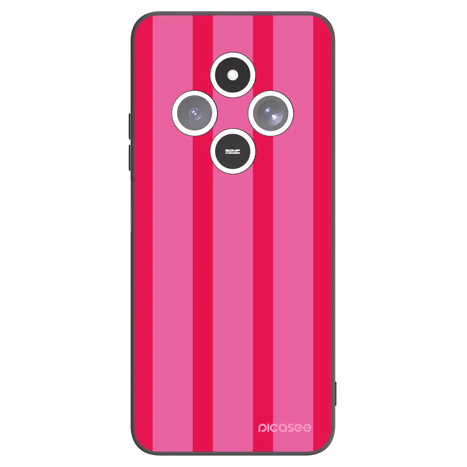 Picasee silikonowe czarne etui na Xiaomi Redmi 14C - Hot tropic