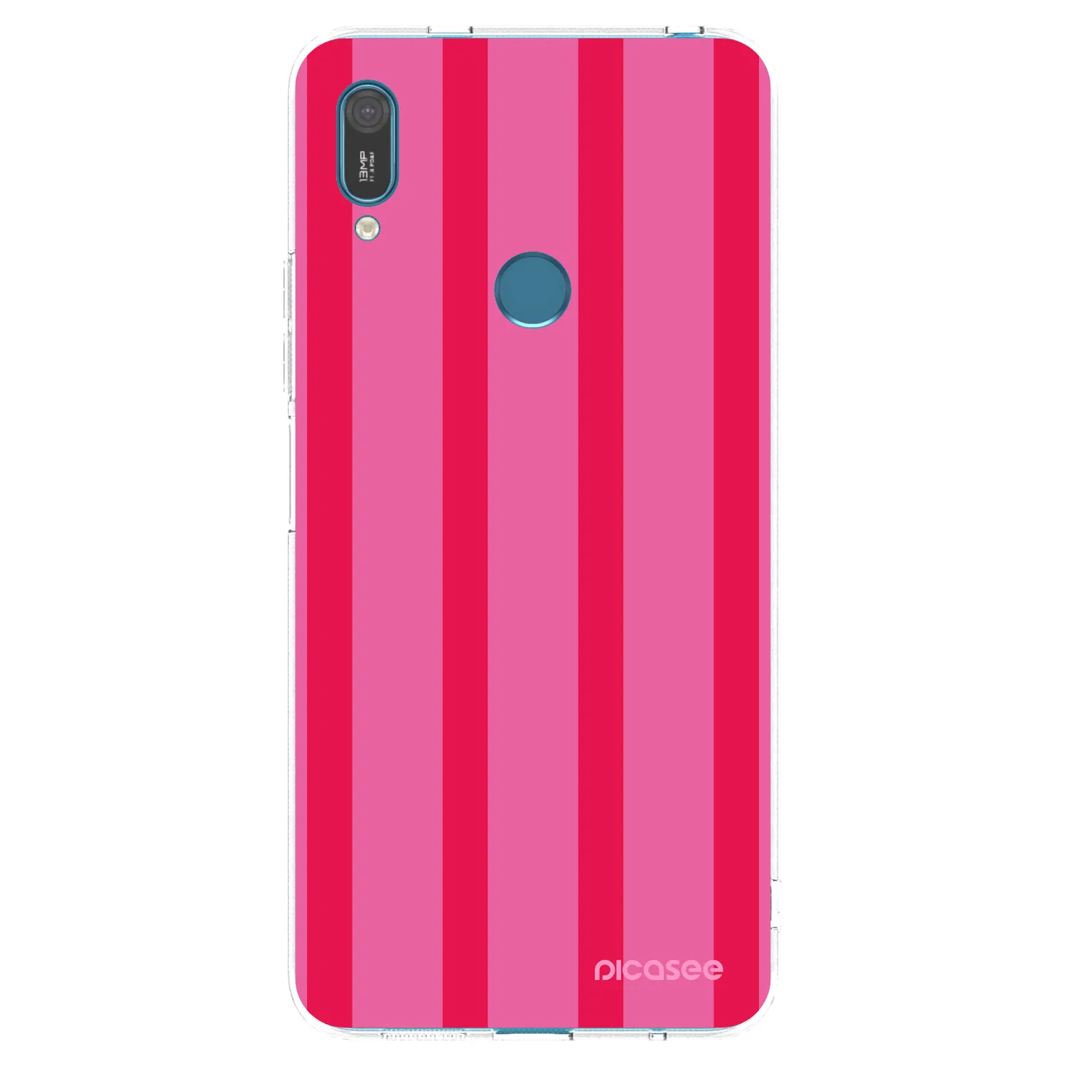 Picasee silikonowe przeźroczyste etui na Huawei Y7 2019 - Hot tropic