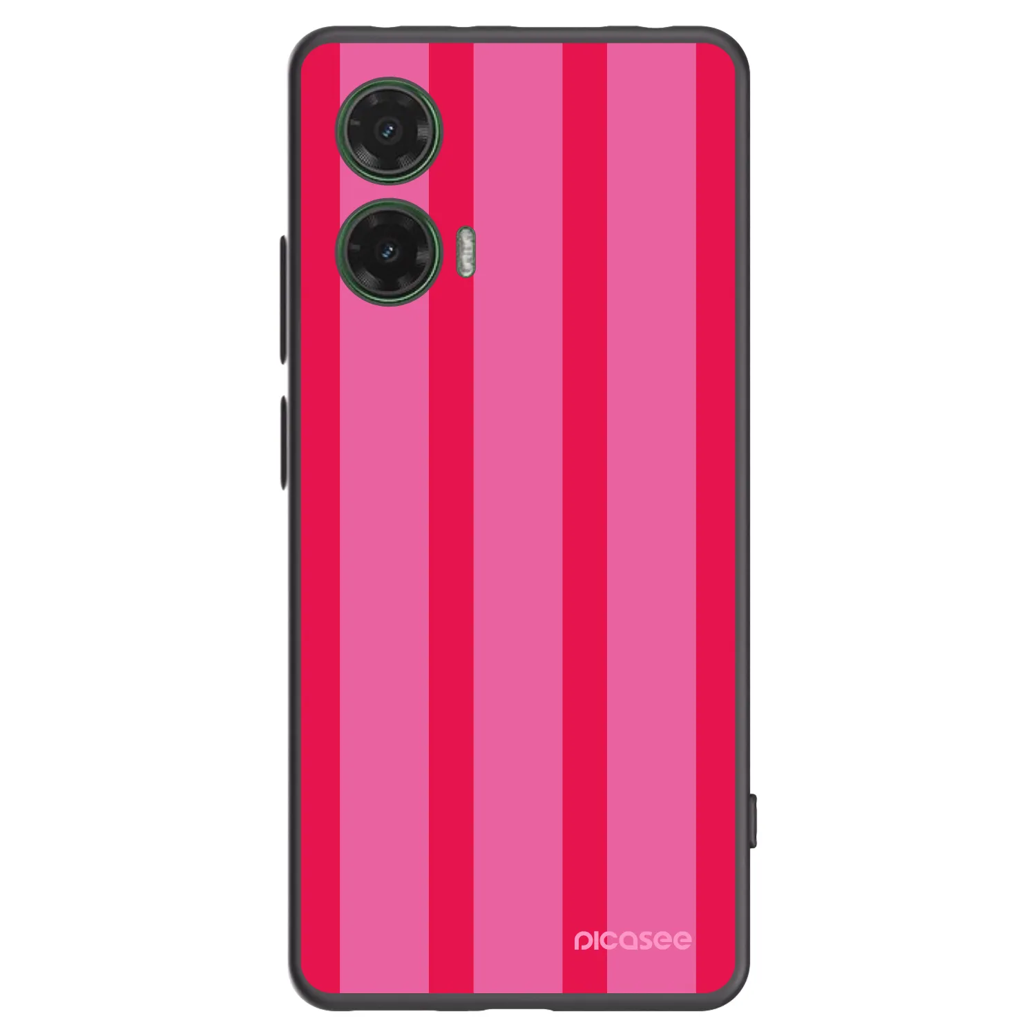Picasee silikonowe czarne etui na Motorola Moto G35 5G - Hot tropic