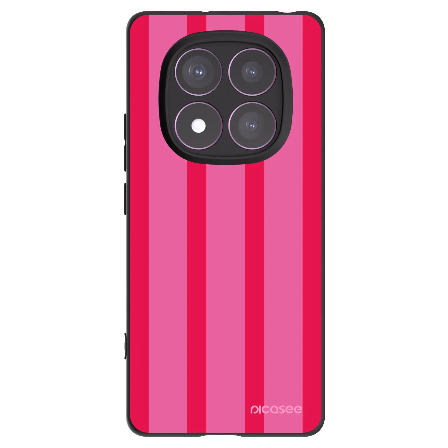 Picasee silikonowe czarne etui na Xiaomi Redmi Note 14 Pro 4G - Hot tropic