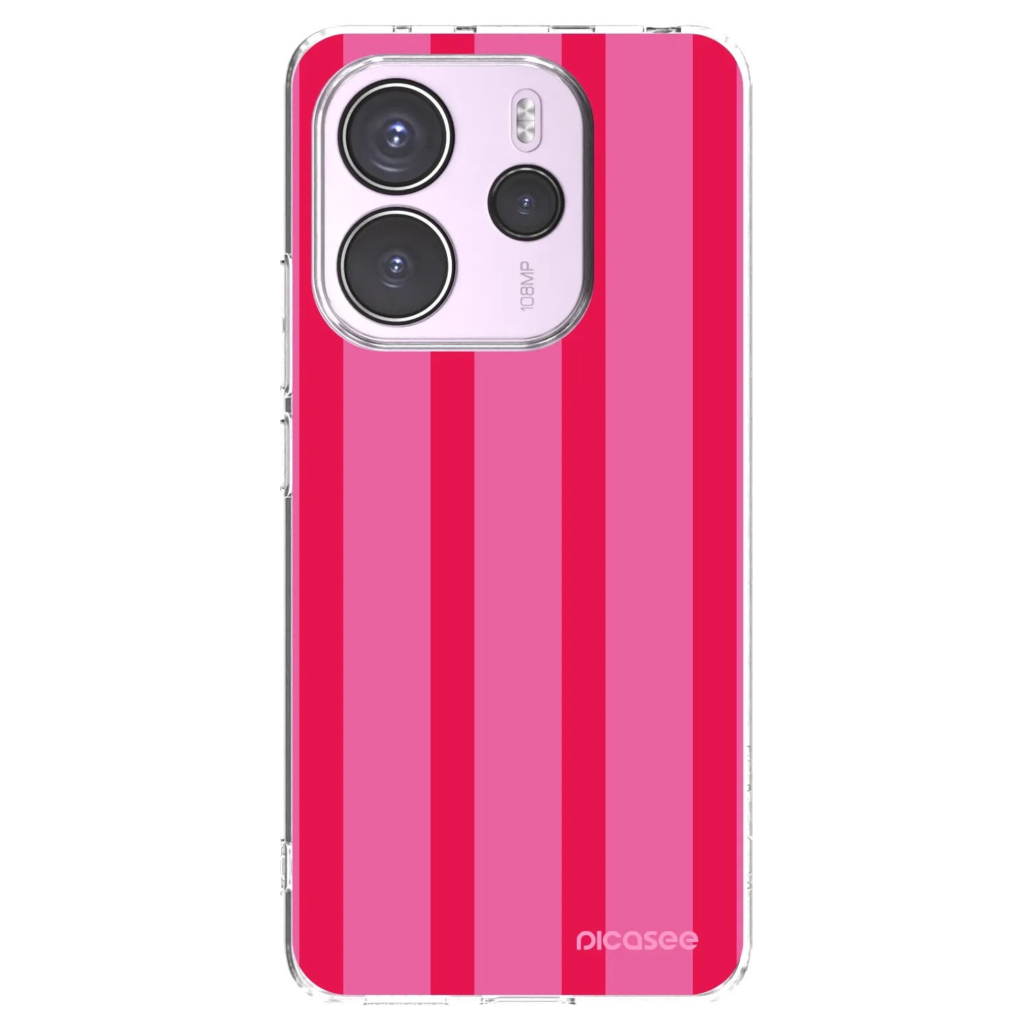 Picasee silikonowe przeźroczyste etui na Xiaomi Redmi Note 14 4G - Hot tropic