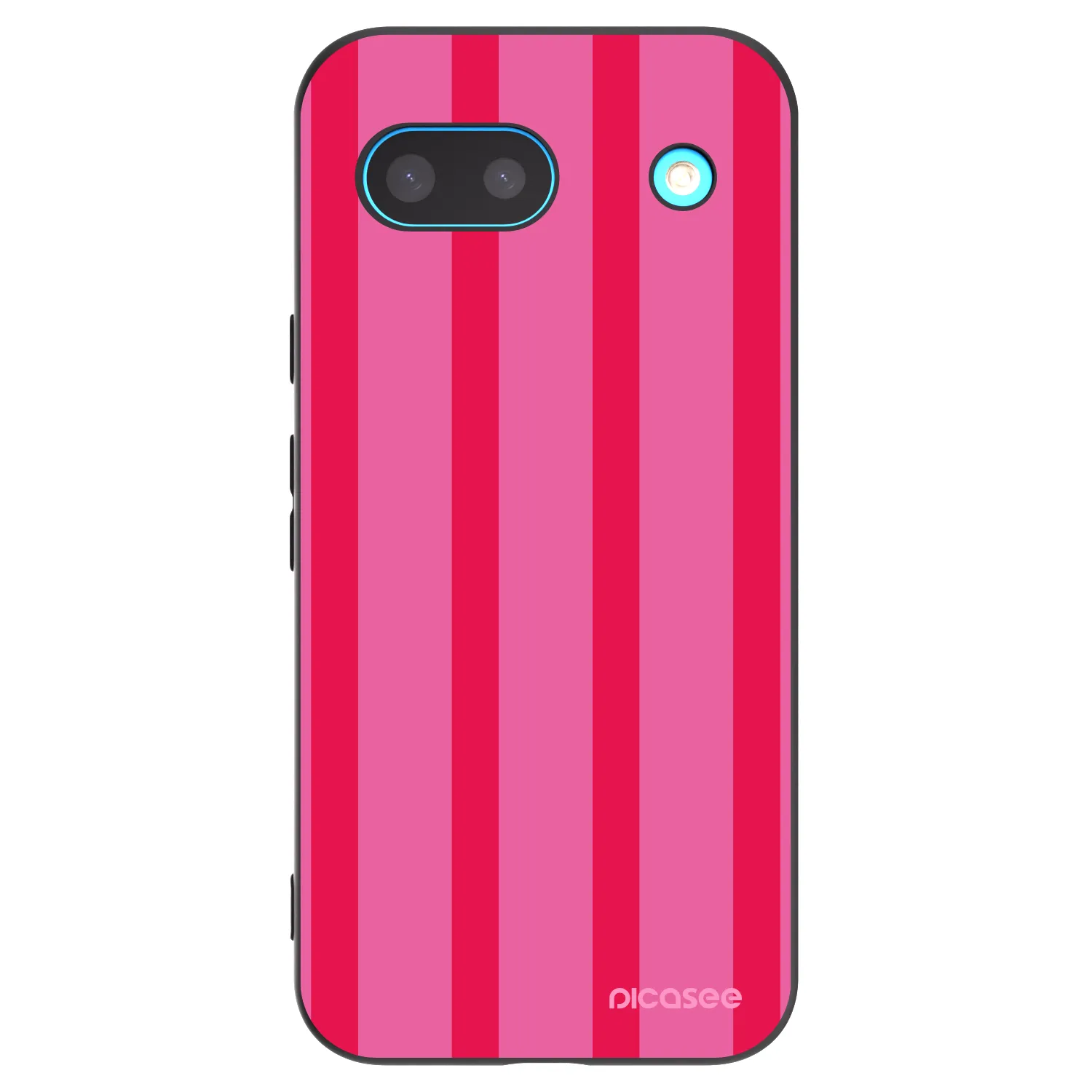 Picasee silikonowe czarne etui na Google Pixel 8a - Hot tropic