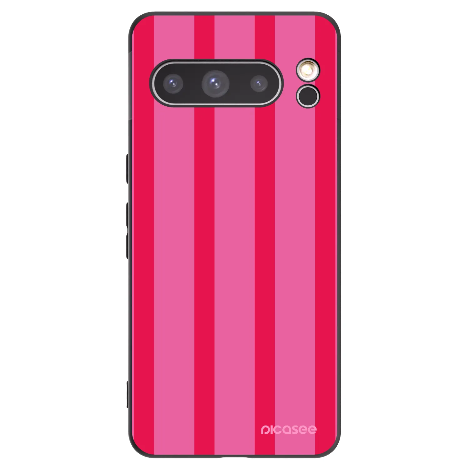 Picasee silikonowe czarne etui na Google Pixel 8 Pro - Hot tropic