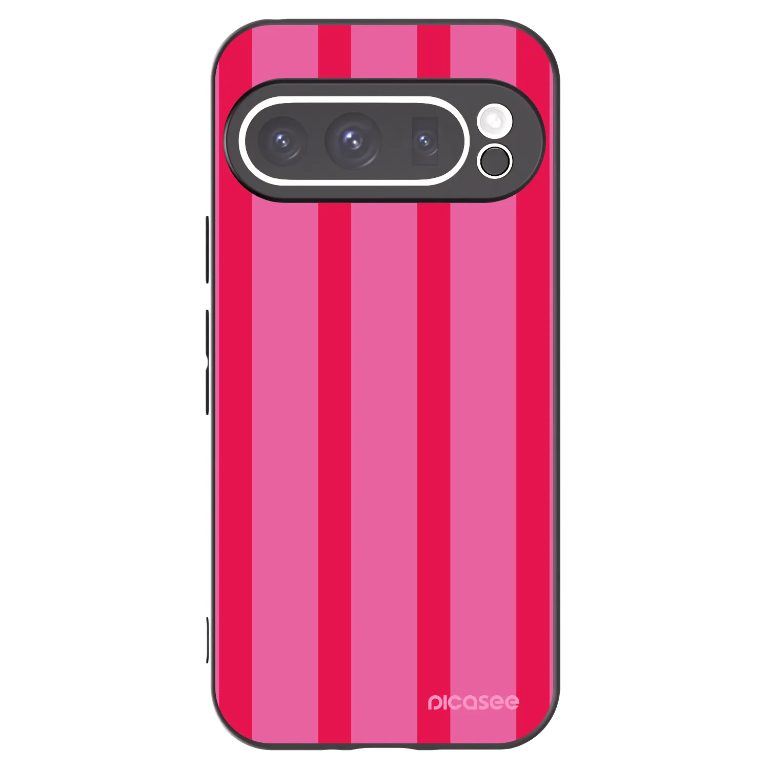 Picasee silikonowe czarne etui na Google Pixel 9 Pro - Hot tropic