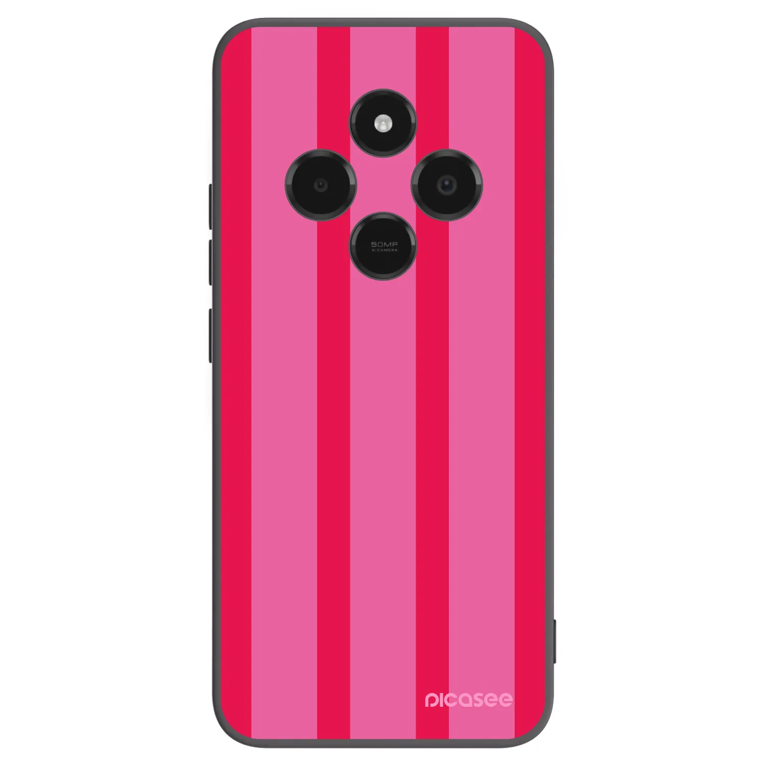 Picasee silikonowe czarne etui na Xiaomi Poco C75 - Hot tropic