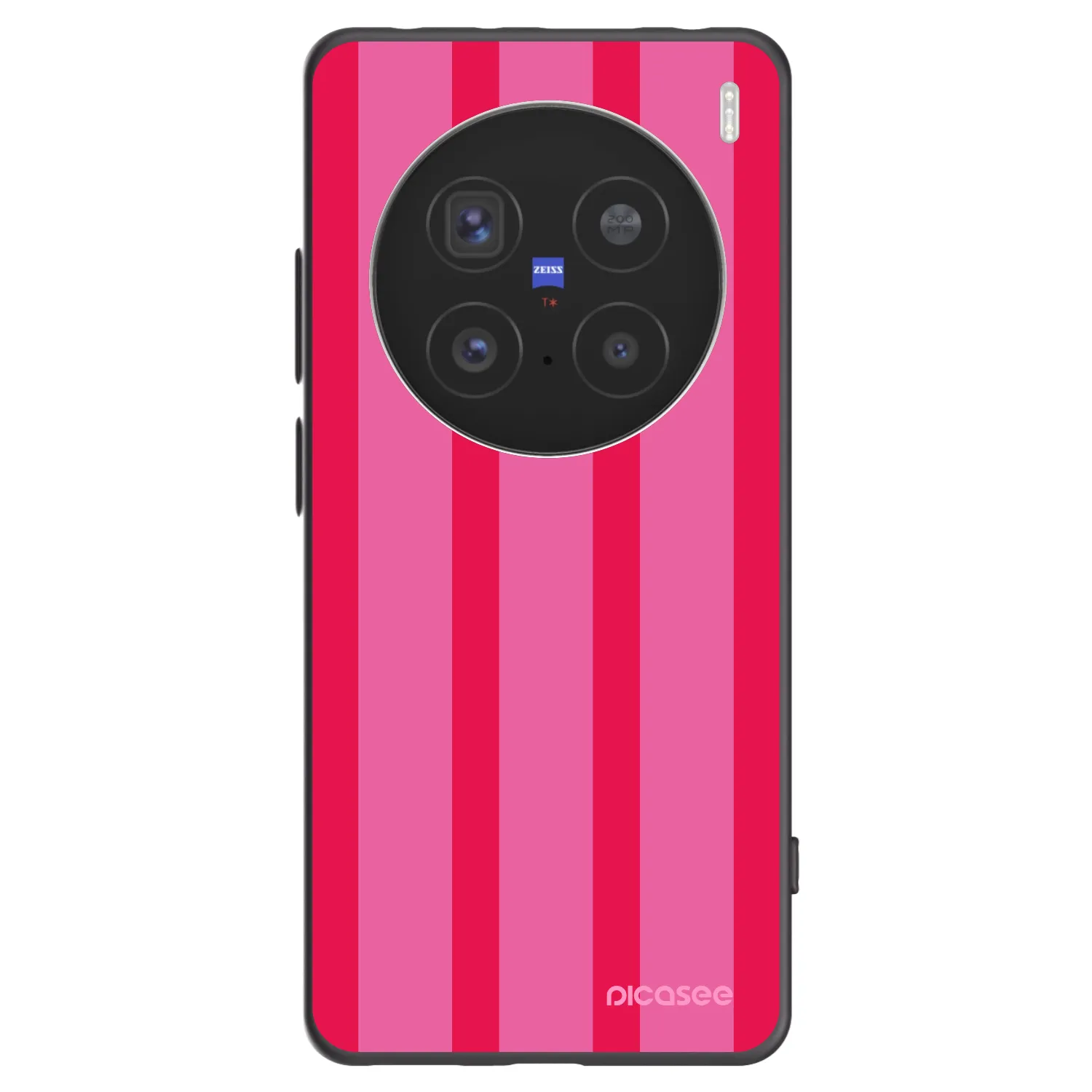 Picasee silikonowe czarne etui na Vivo X200 Pro - Hot tropic