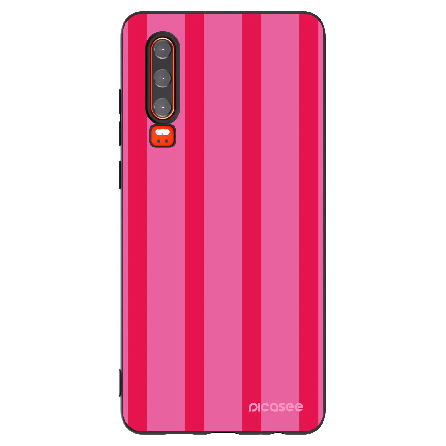 Picasee silikonowe czarne etui na Huawei P30 - Hot tropic