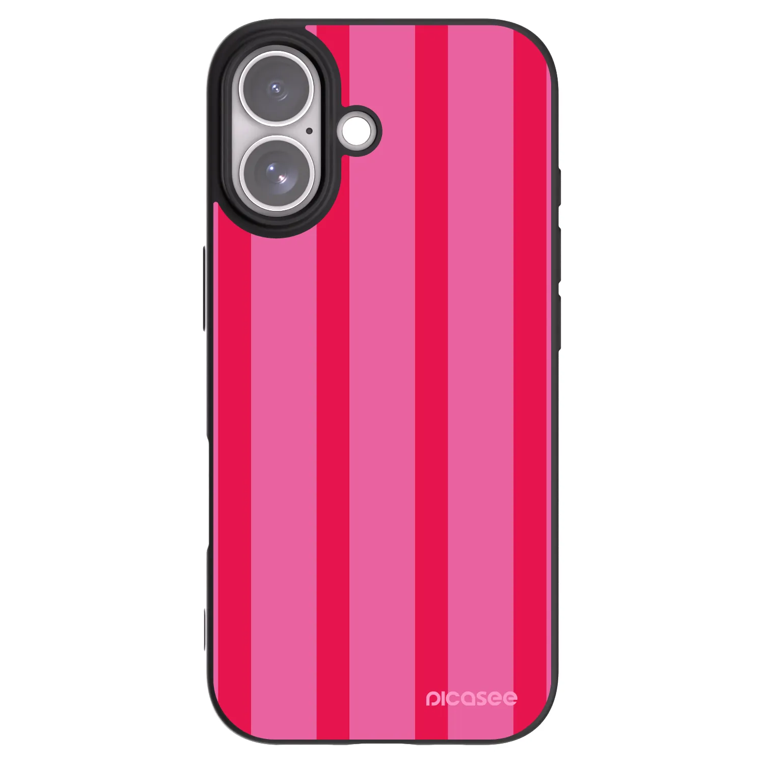 Picasee silikonowe czarne etui na Apple iPhone 17 - Hot tropic